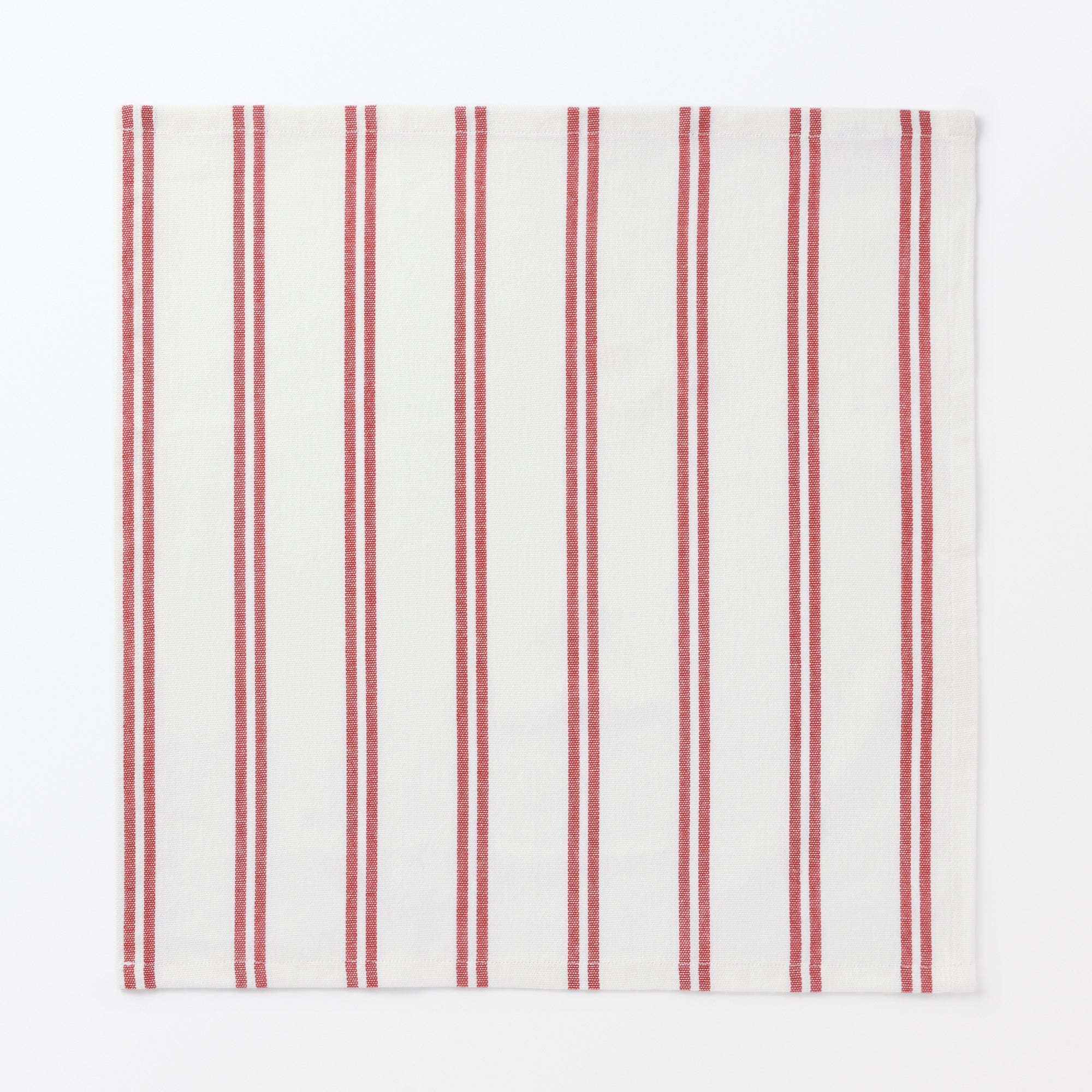Indian Cotton Yarn Dyed Napkin - Red Stripe