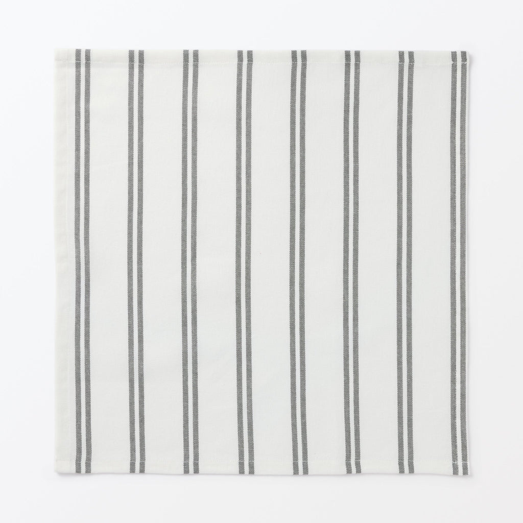 Indian Cotton Yarn Dyed Napkin - Gray Stripe
