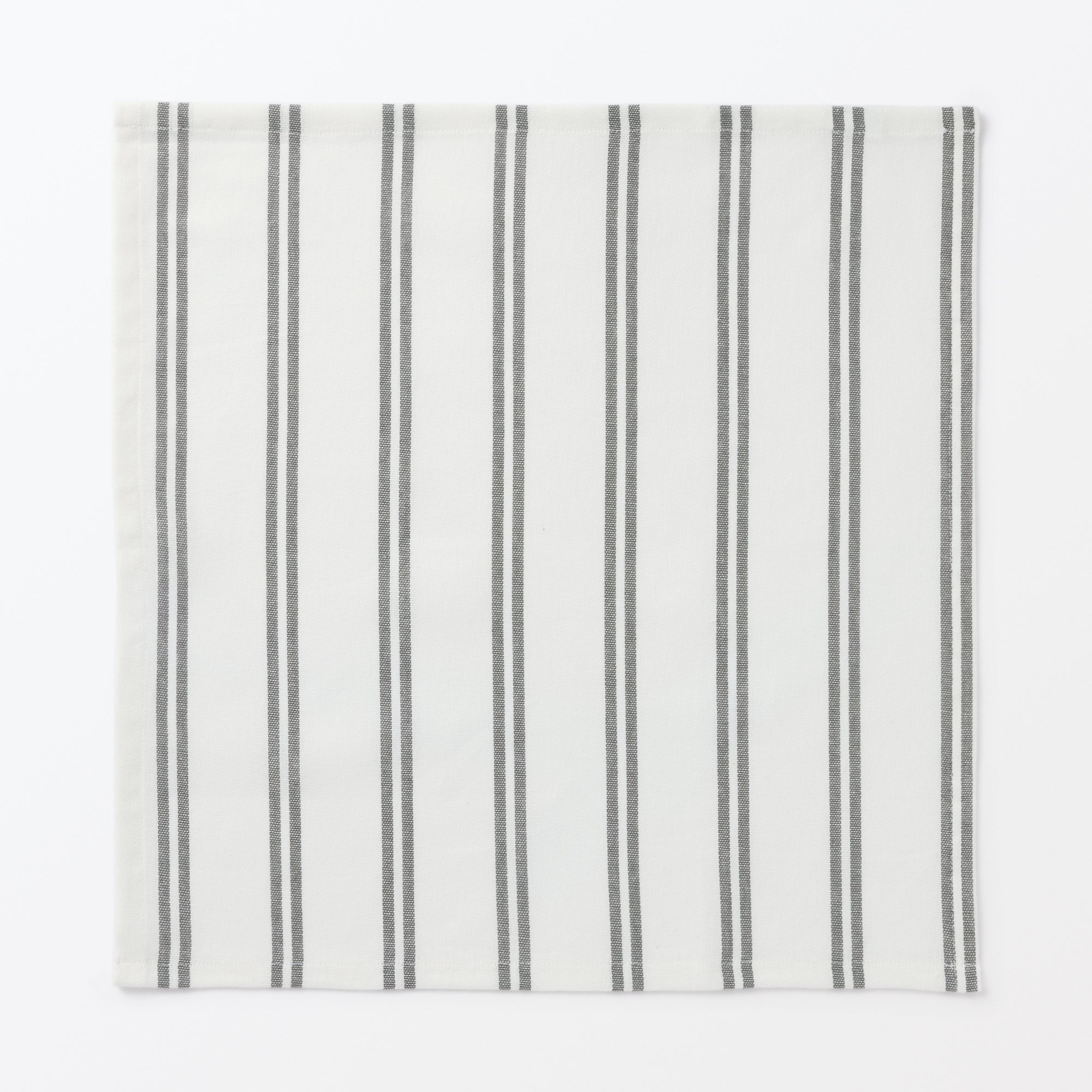 Indian Cotton Yarn Dyed Napkin - Gray Stripe