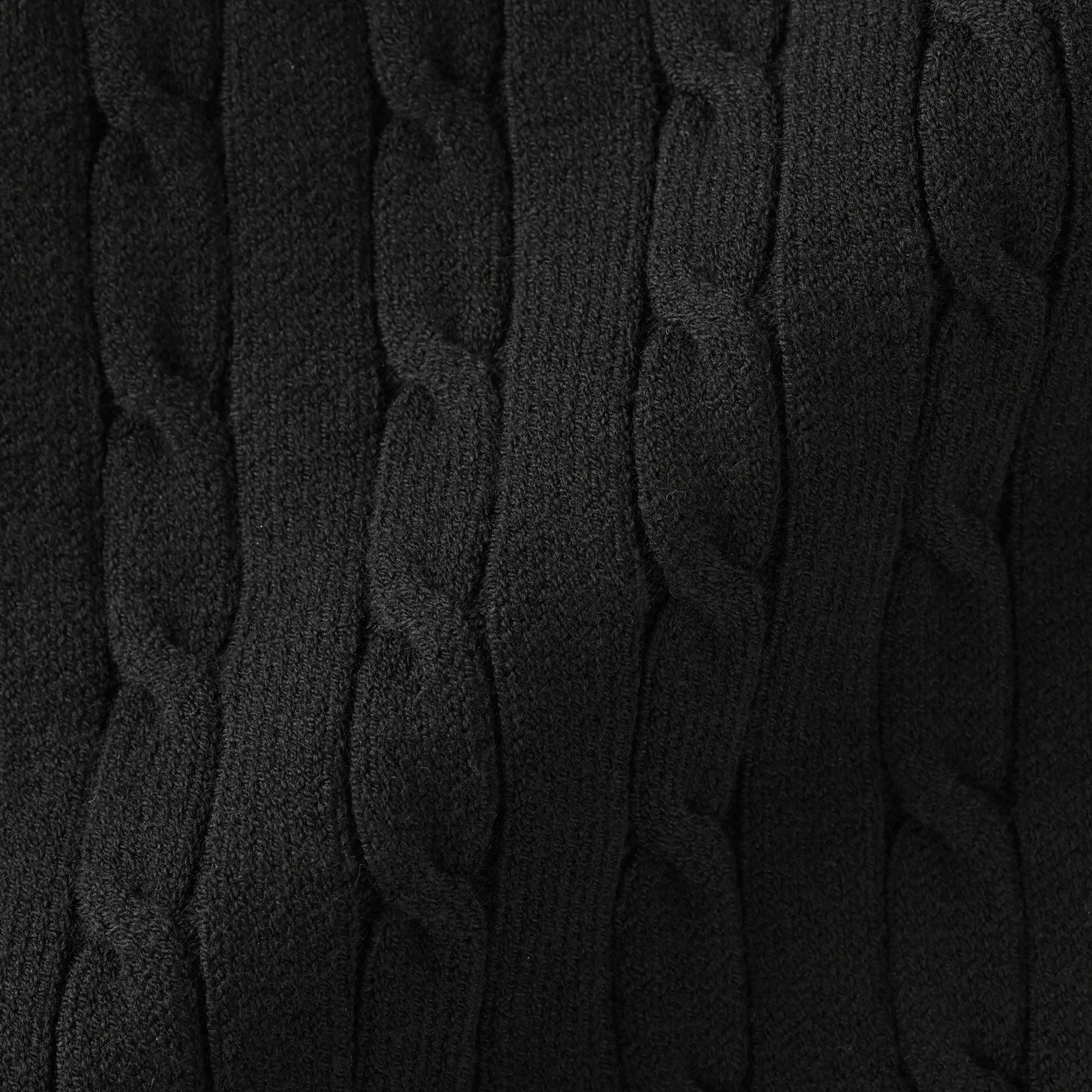 Cotton Blend Cable Vest