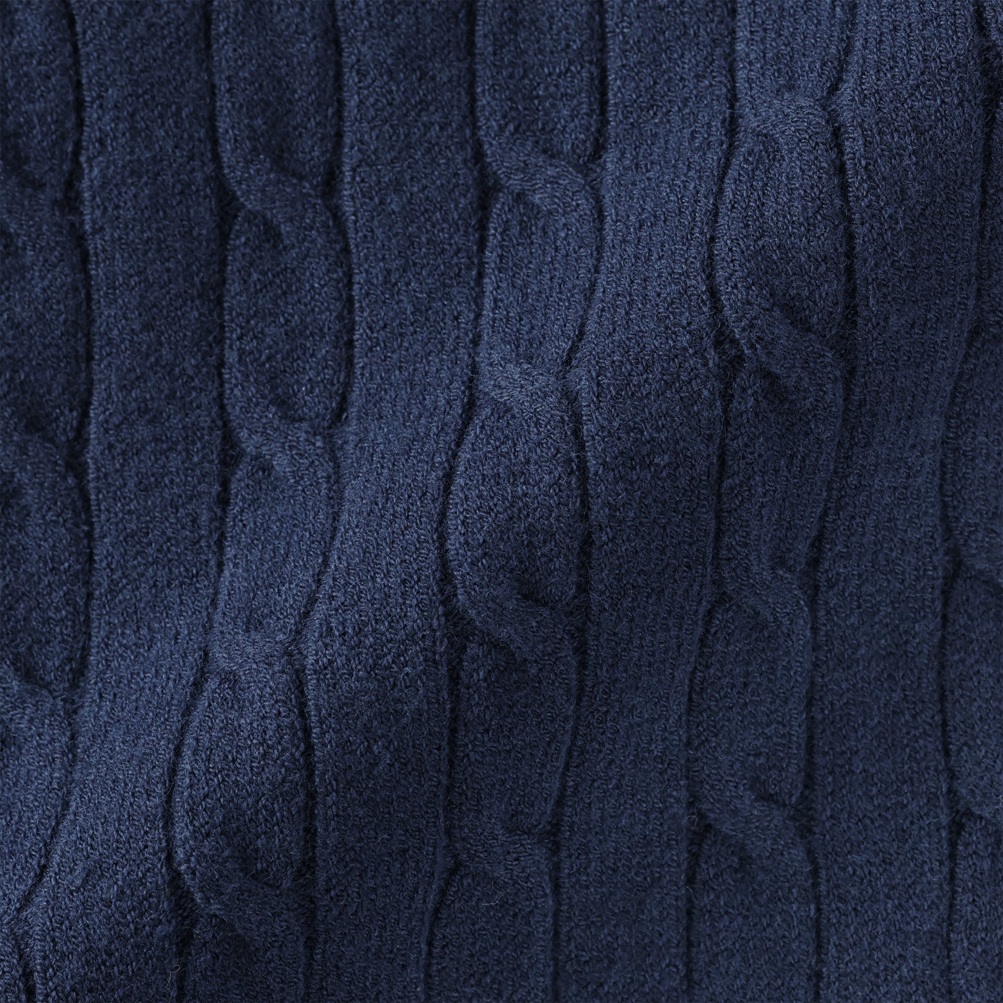 Cotton Blend Cable Vest
