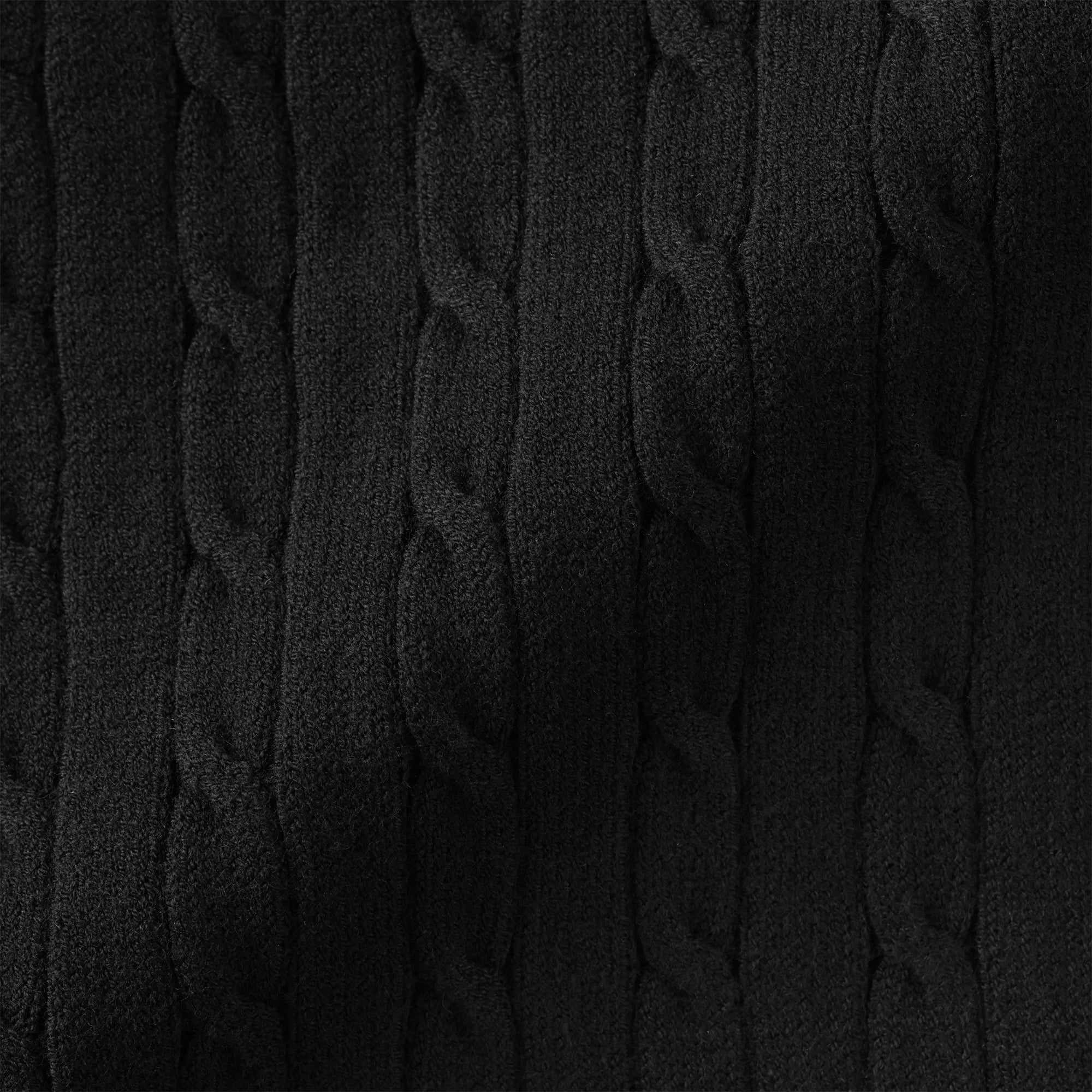 Cotton Blend Polo Sweater