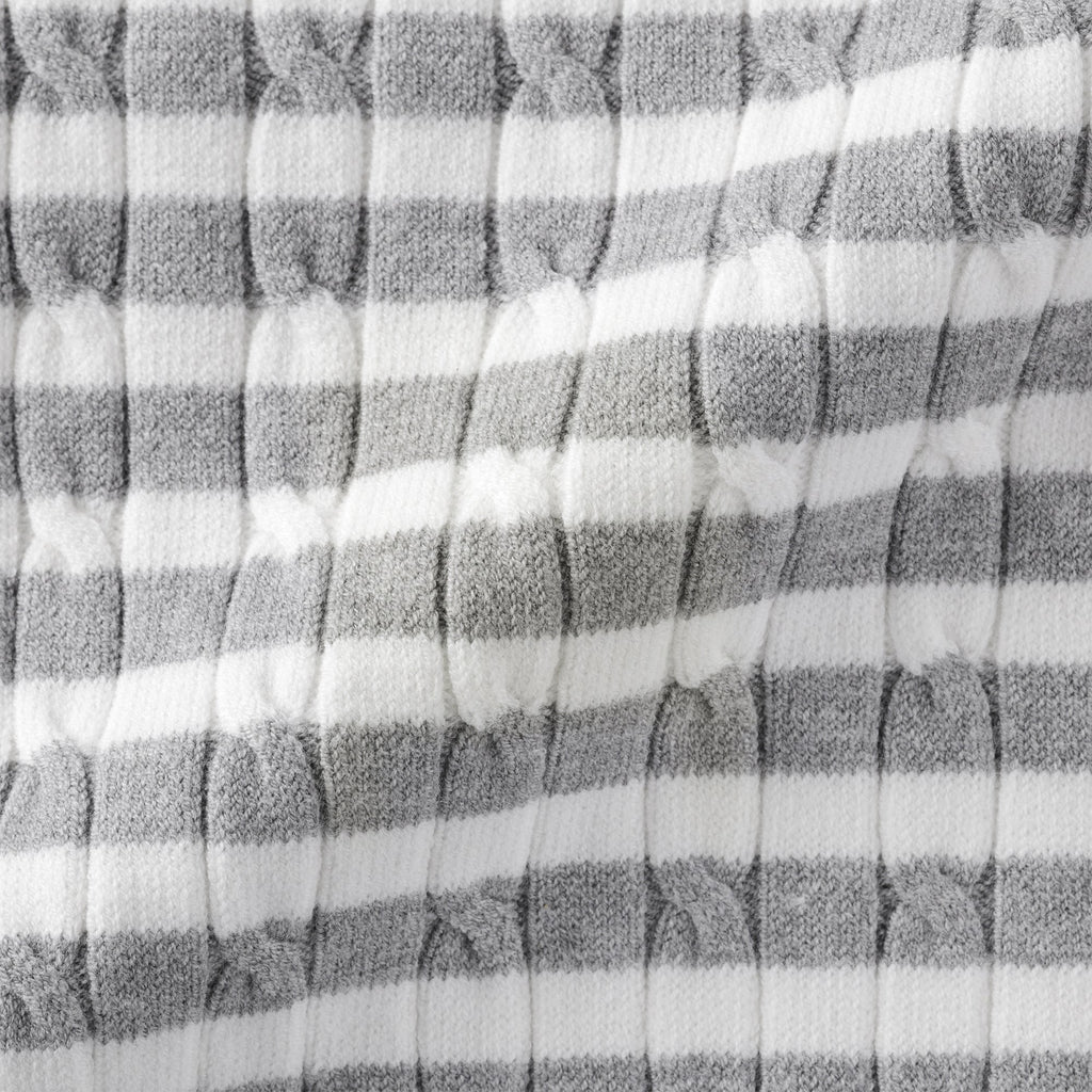 Cotton Blend Polo Sweater