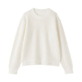 Cotton Blend Mesh Sweater