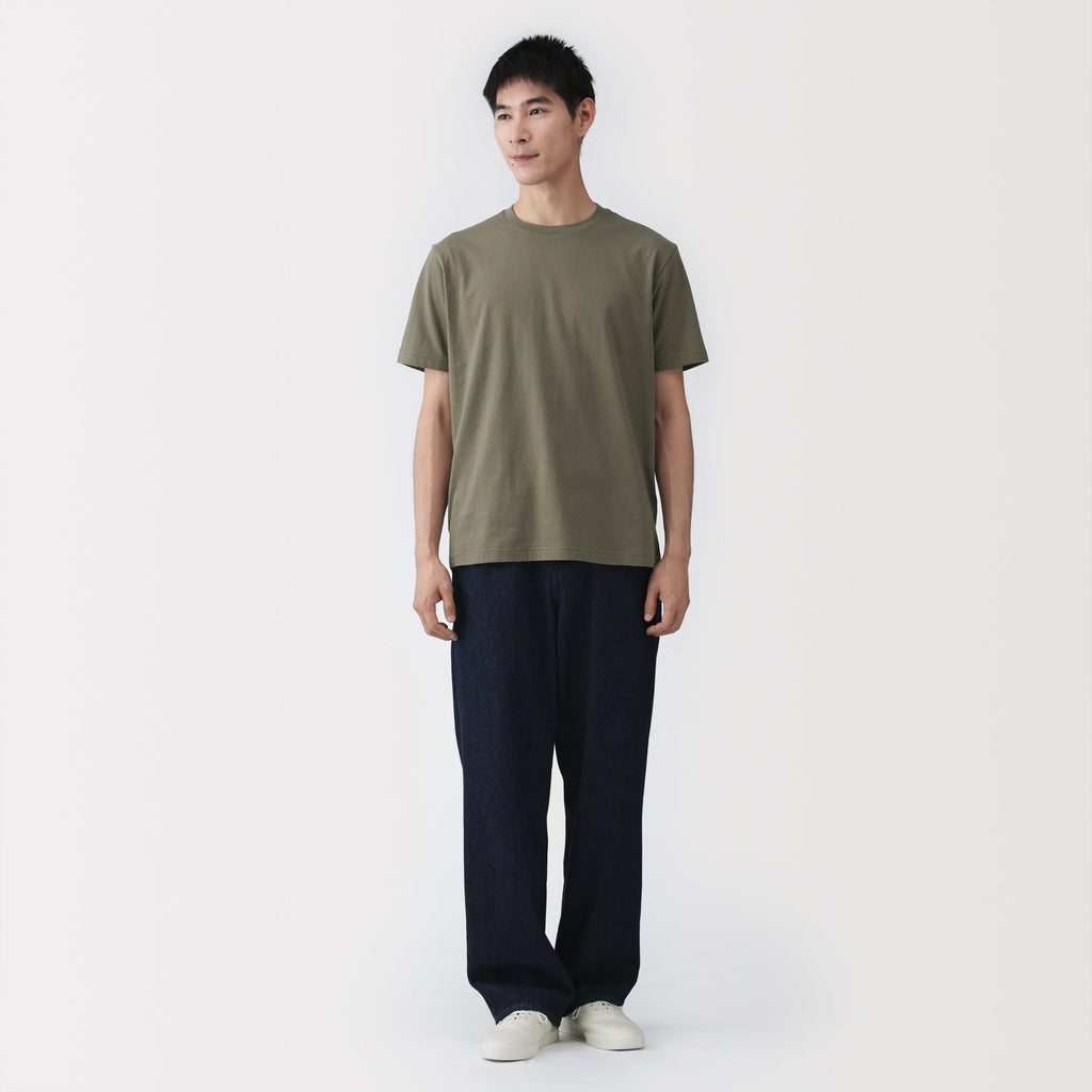 Cotton Jersey Crewneck T-Shirt