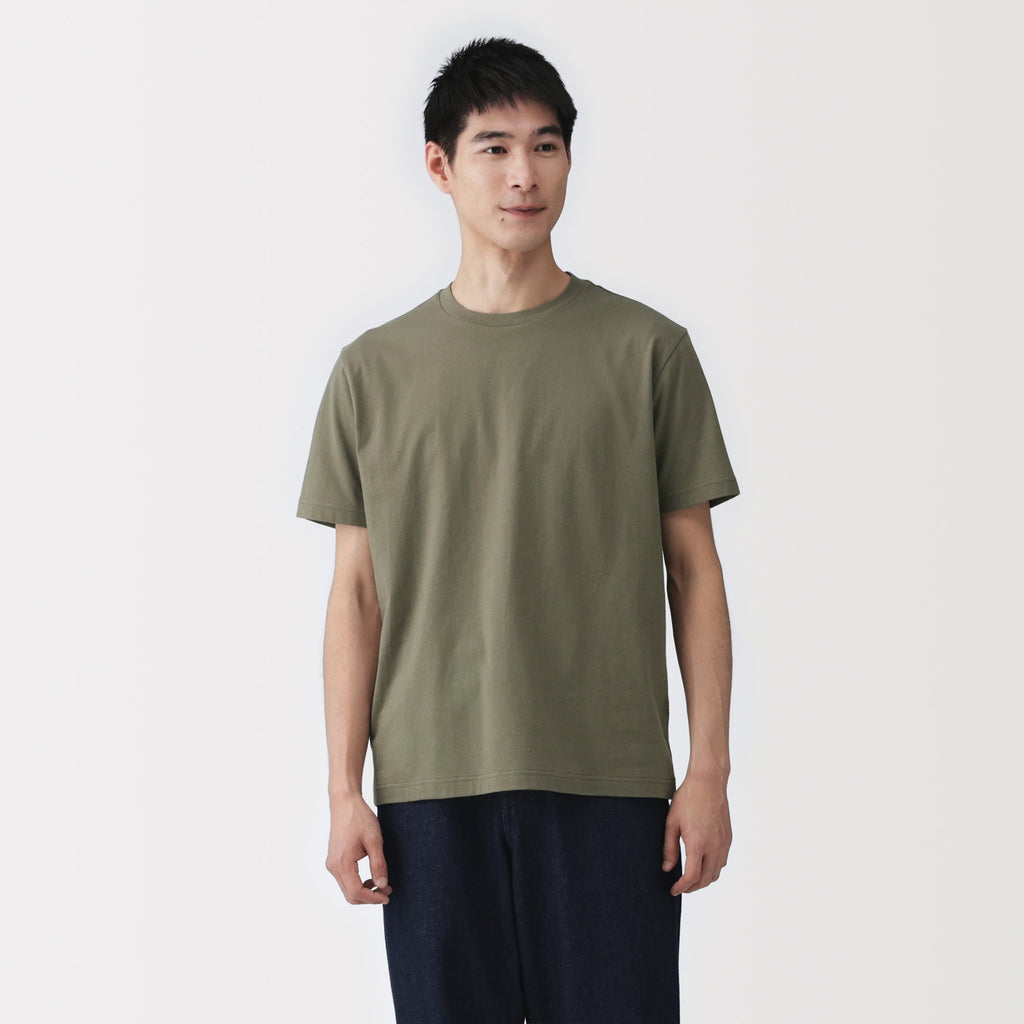 Cotton Jersey Crewneck T-Shirt
