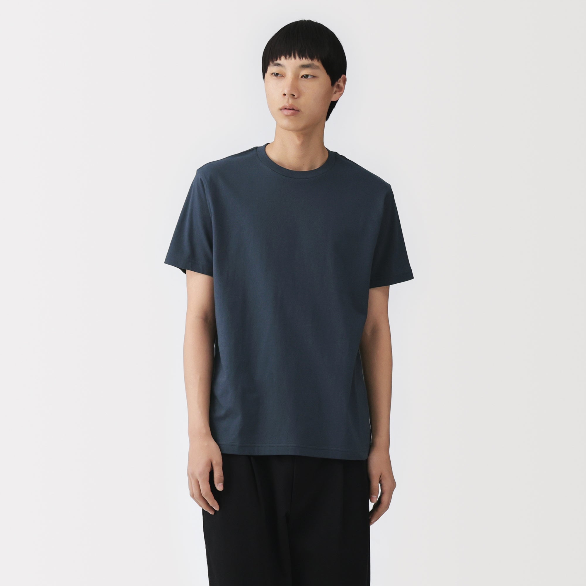 Cotton Jersey Crewneck T-Shirt