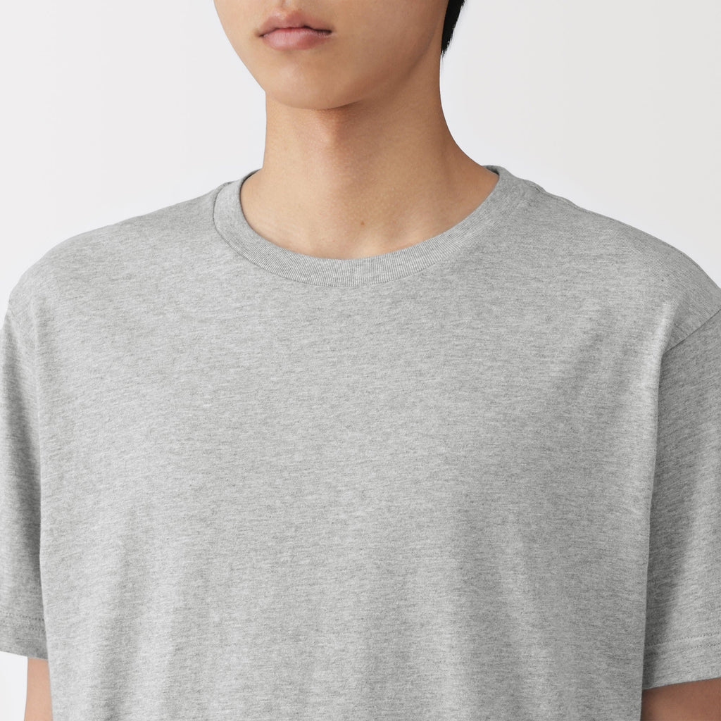 Men's Washed Jersey Crew Neck Short Sleeve T-Shirt