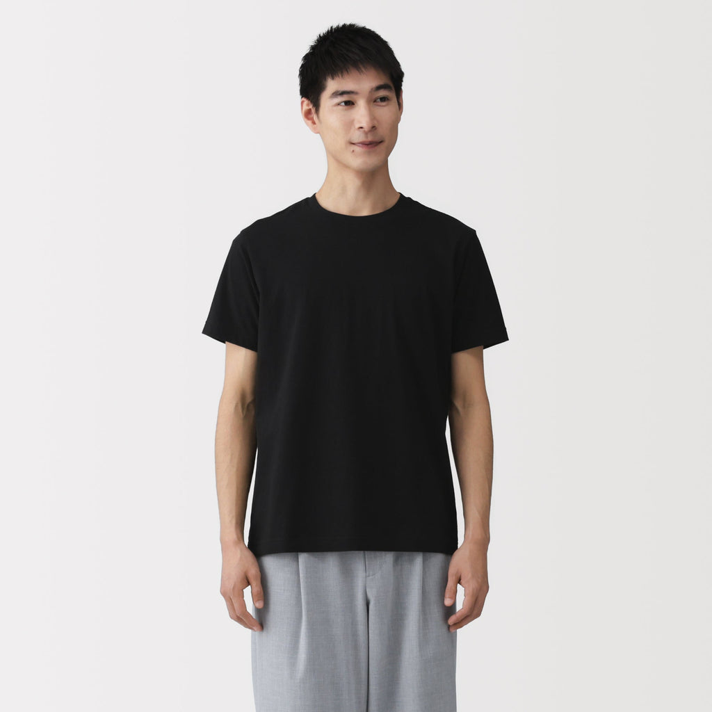 Men's Washed Jersey Crew Neck Short Sleeve T-Shirt
