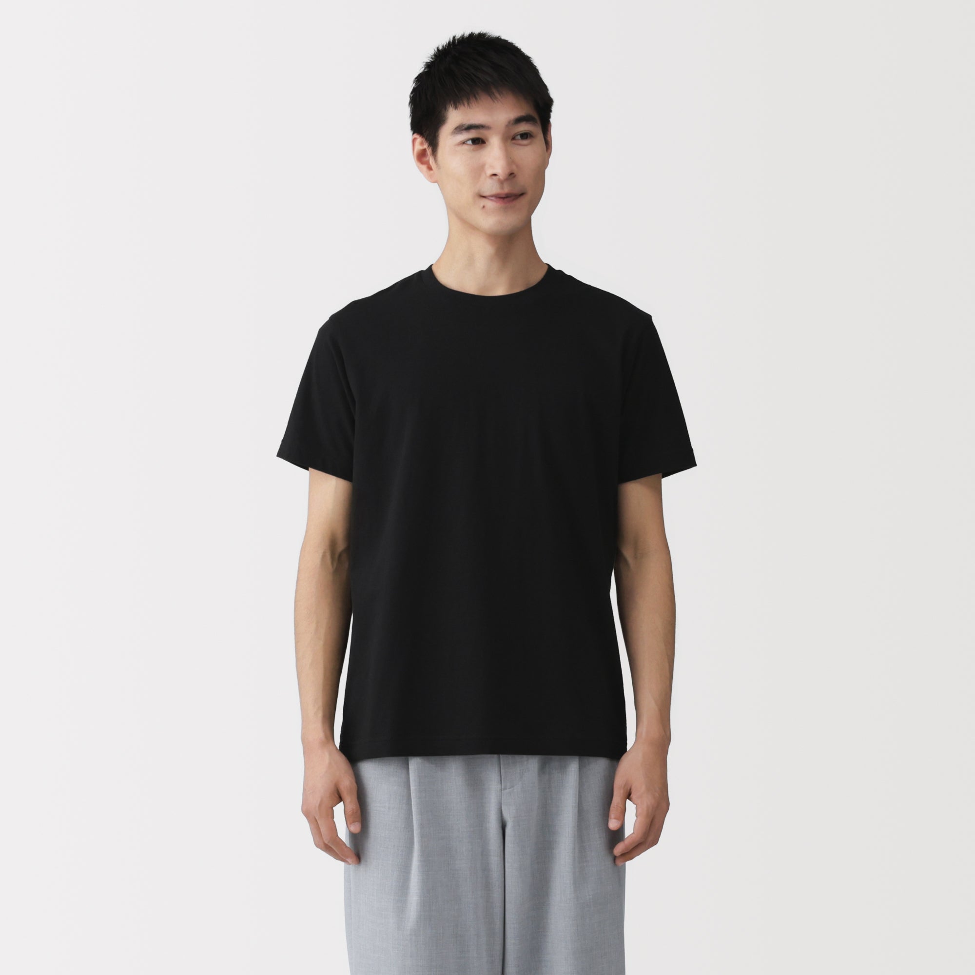 Cotton Jersey Crewneck T-Shirt