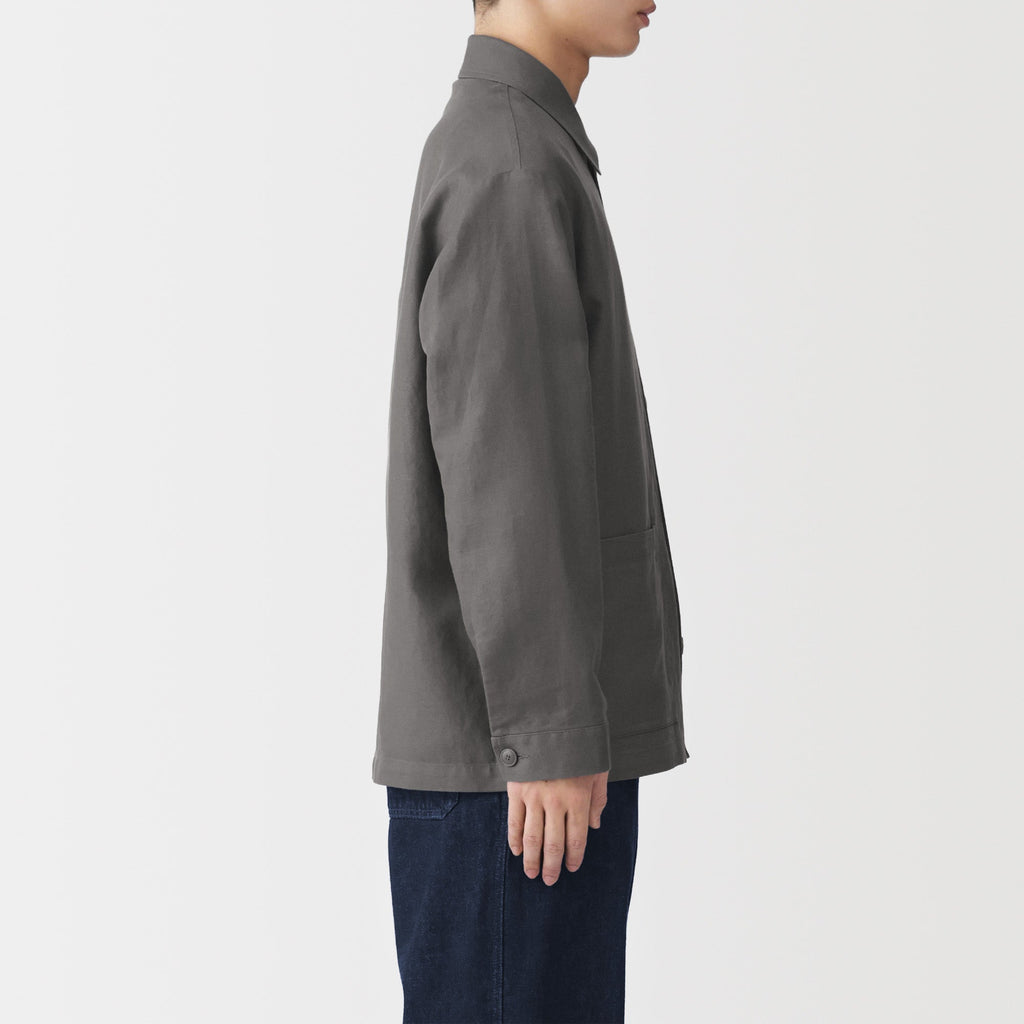 Hemp Blend Twill Jacket