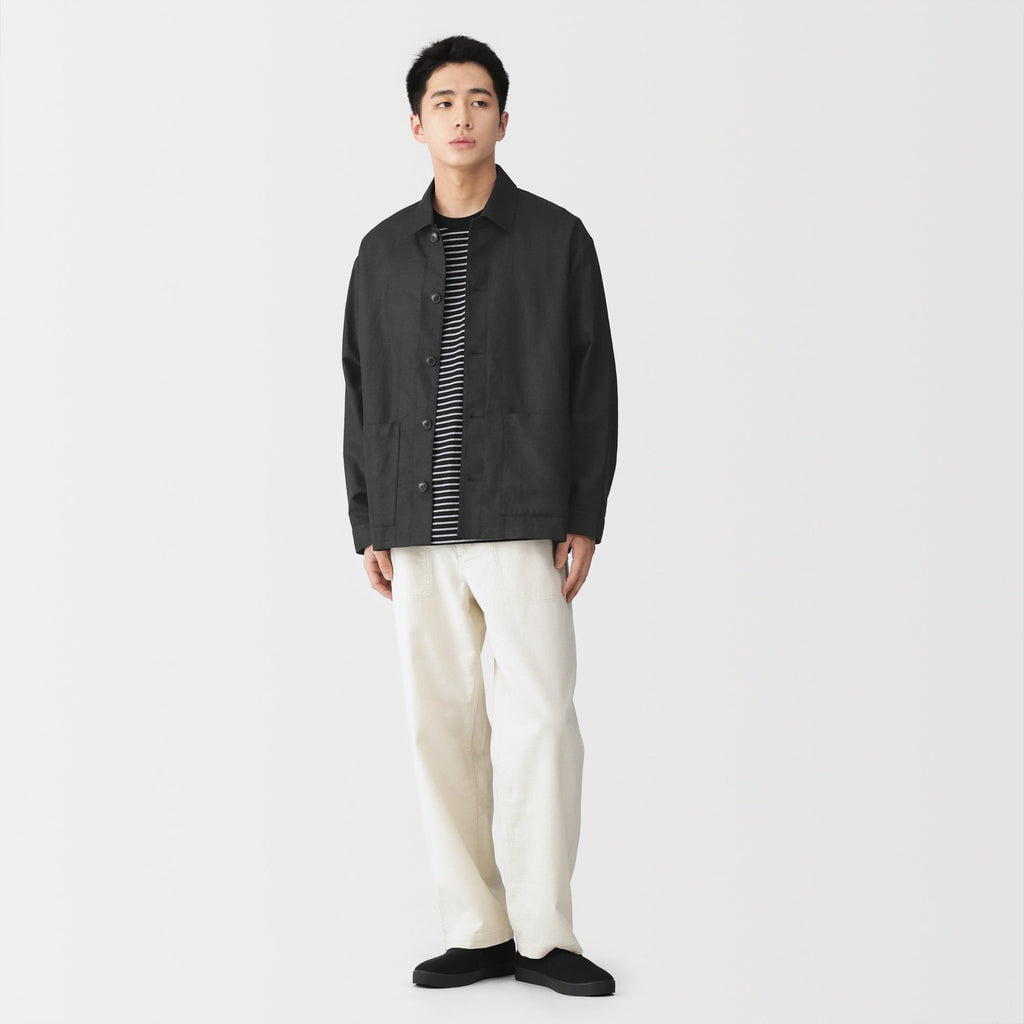 Hemp Blend Twill Jacket