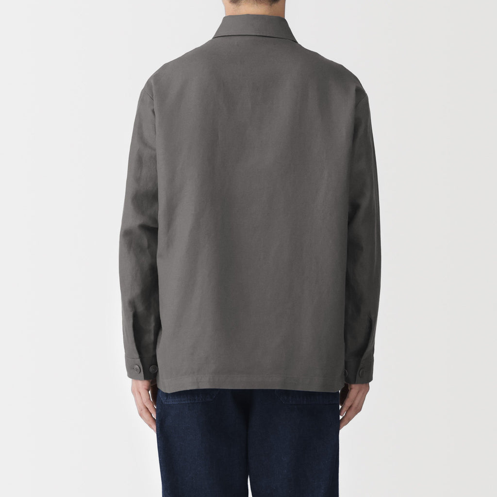 Hemp Blend Twill Jacket