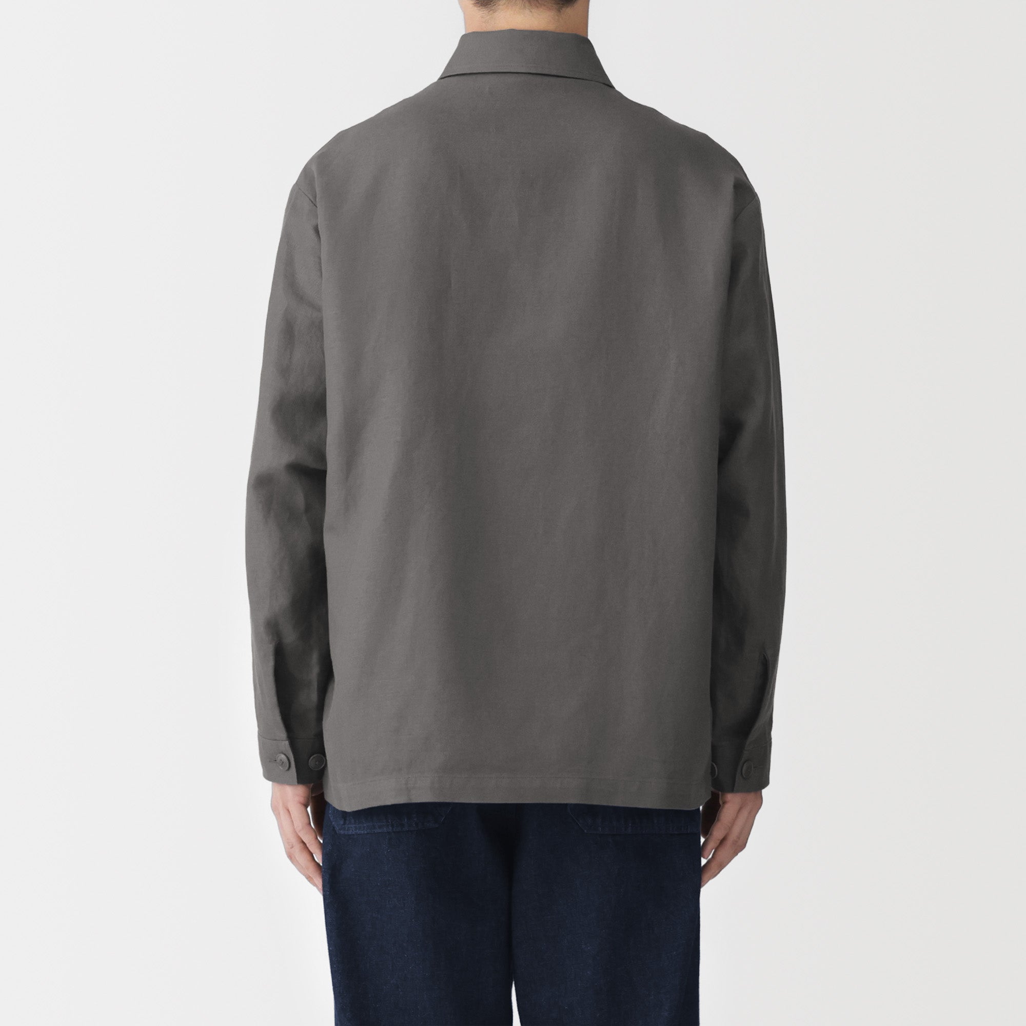 Hemp Blend Twill Jacket