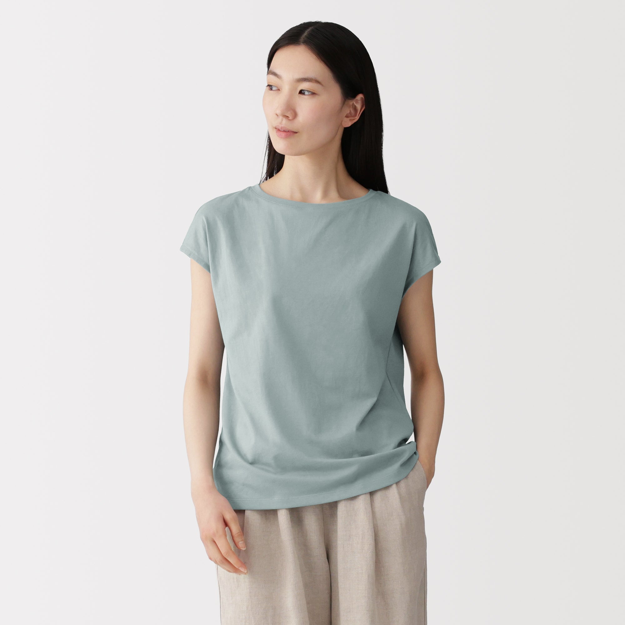Jersey French Sleeve T-Shirt