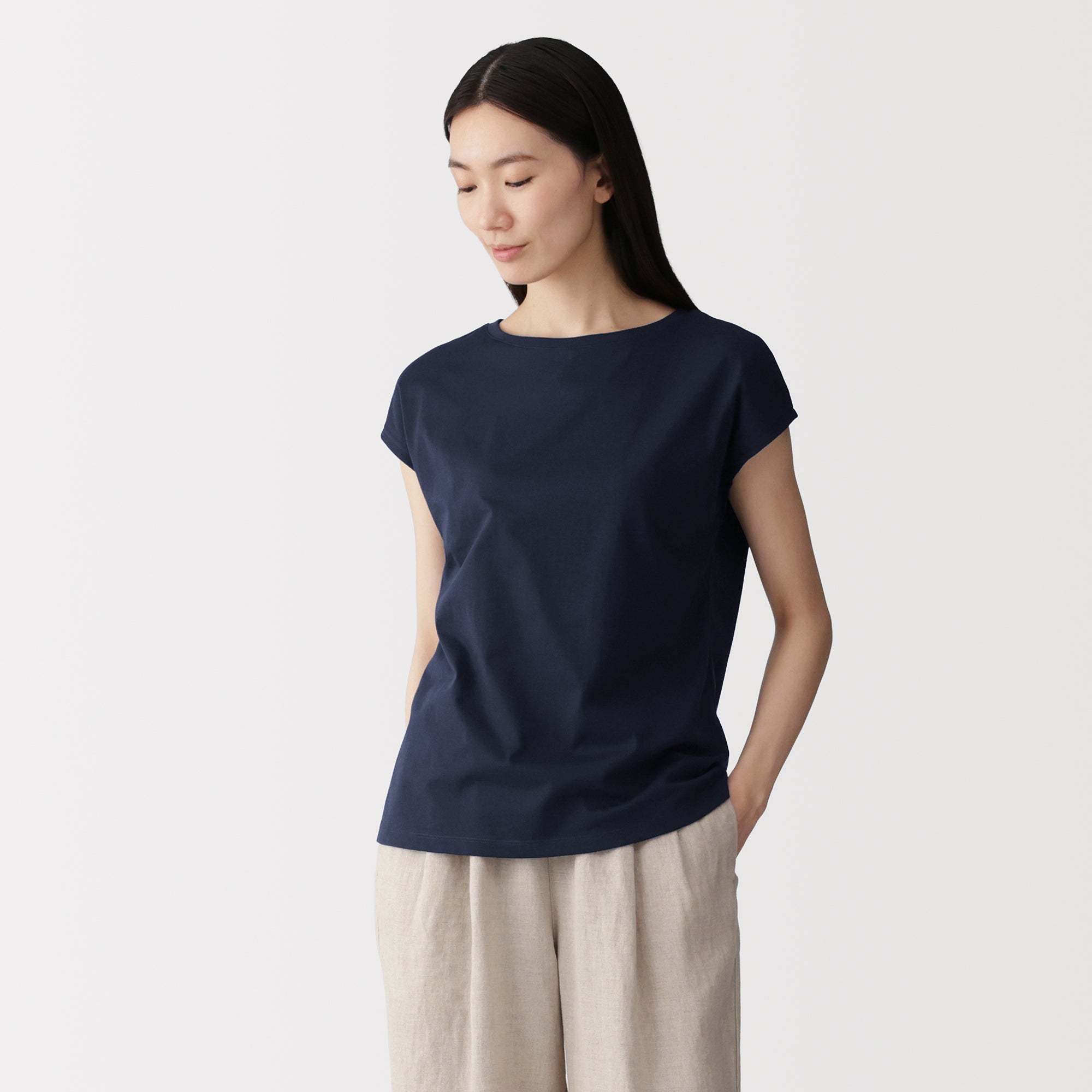 Jersey French Sleeve T-Shirt