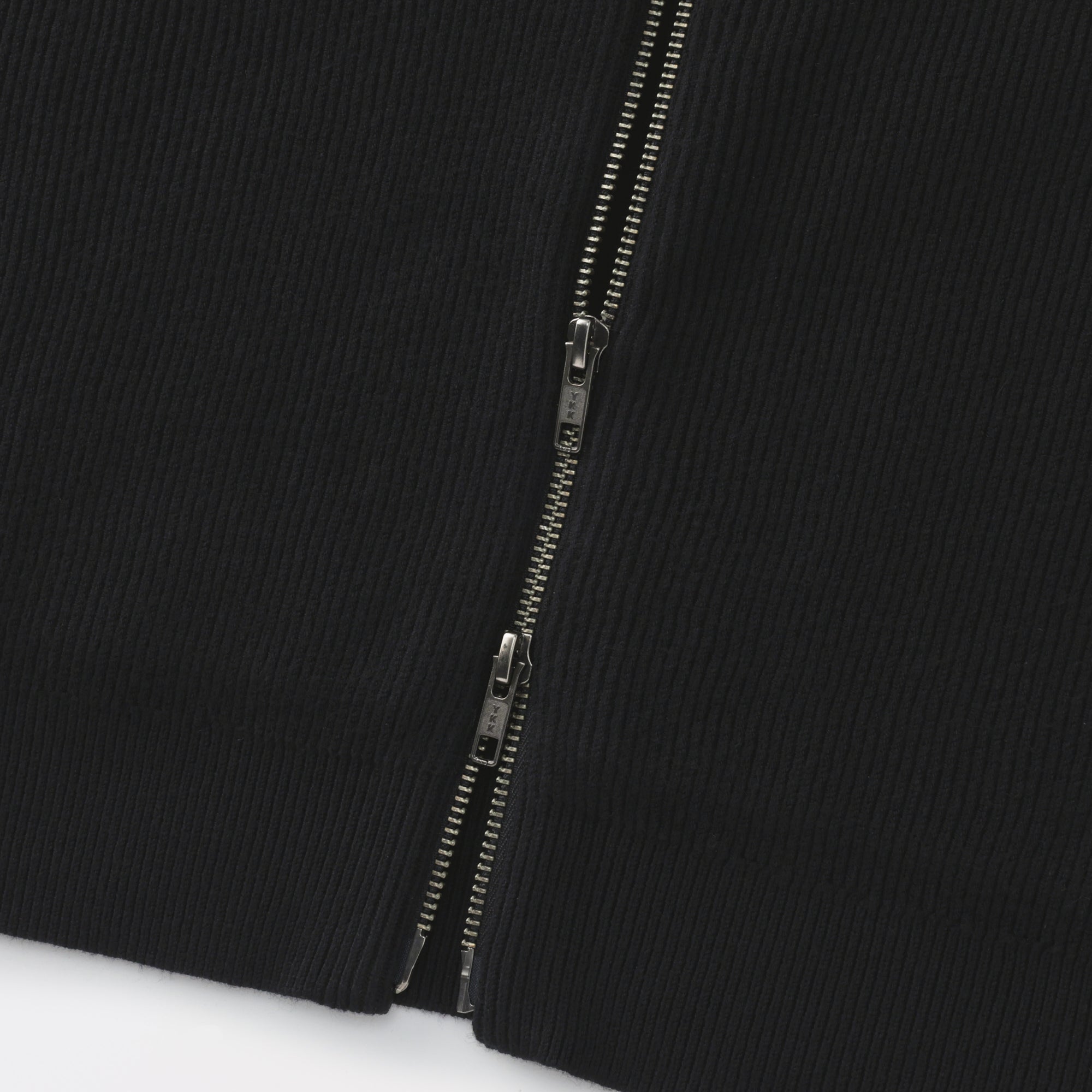 Cotton Blend Full-Zip Cardigan