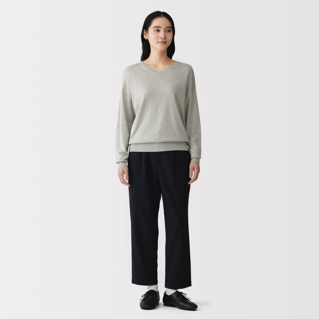 Soy Fiber Blend V-Neck Sweater