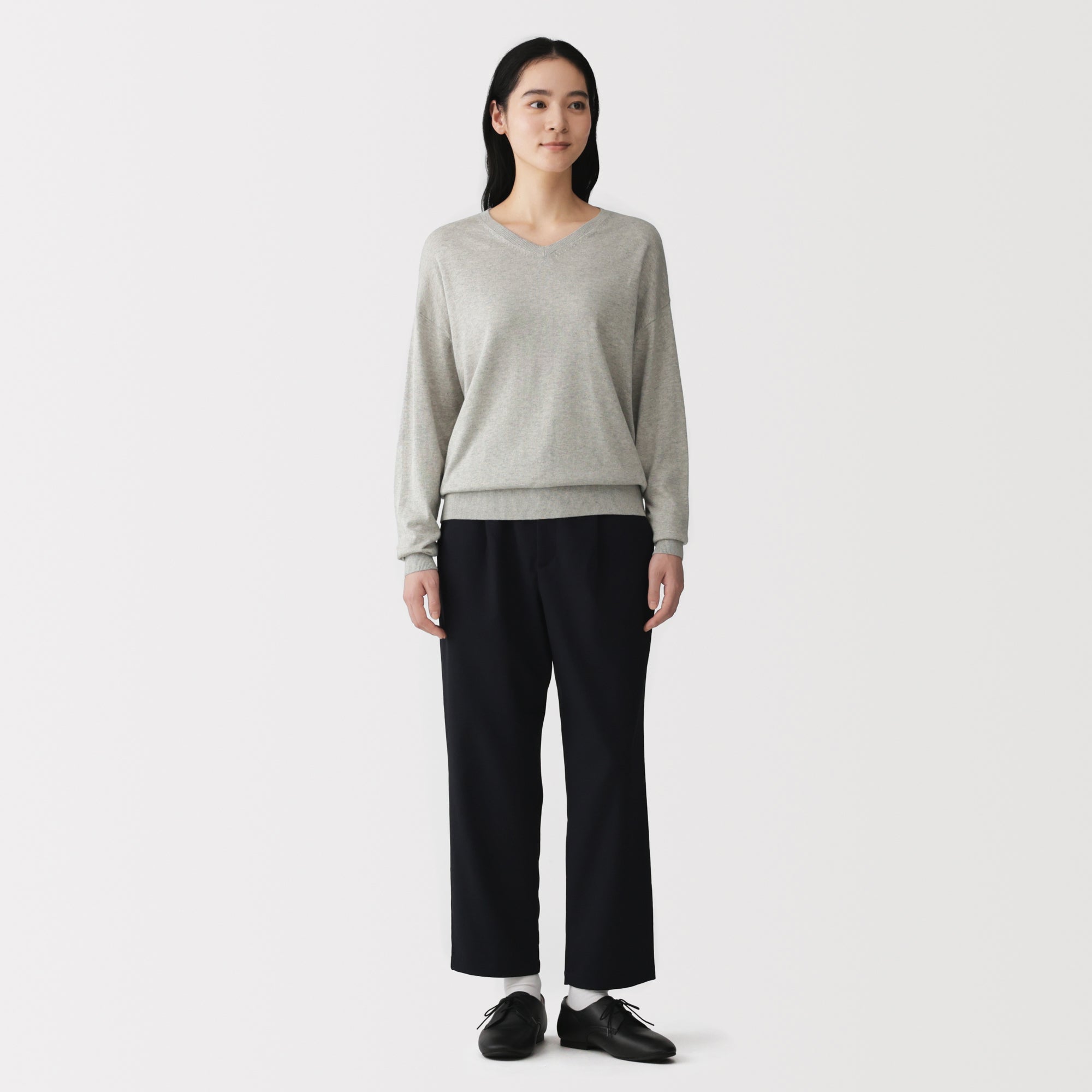 Soy Fiber Blend V-Neck Sweater