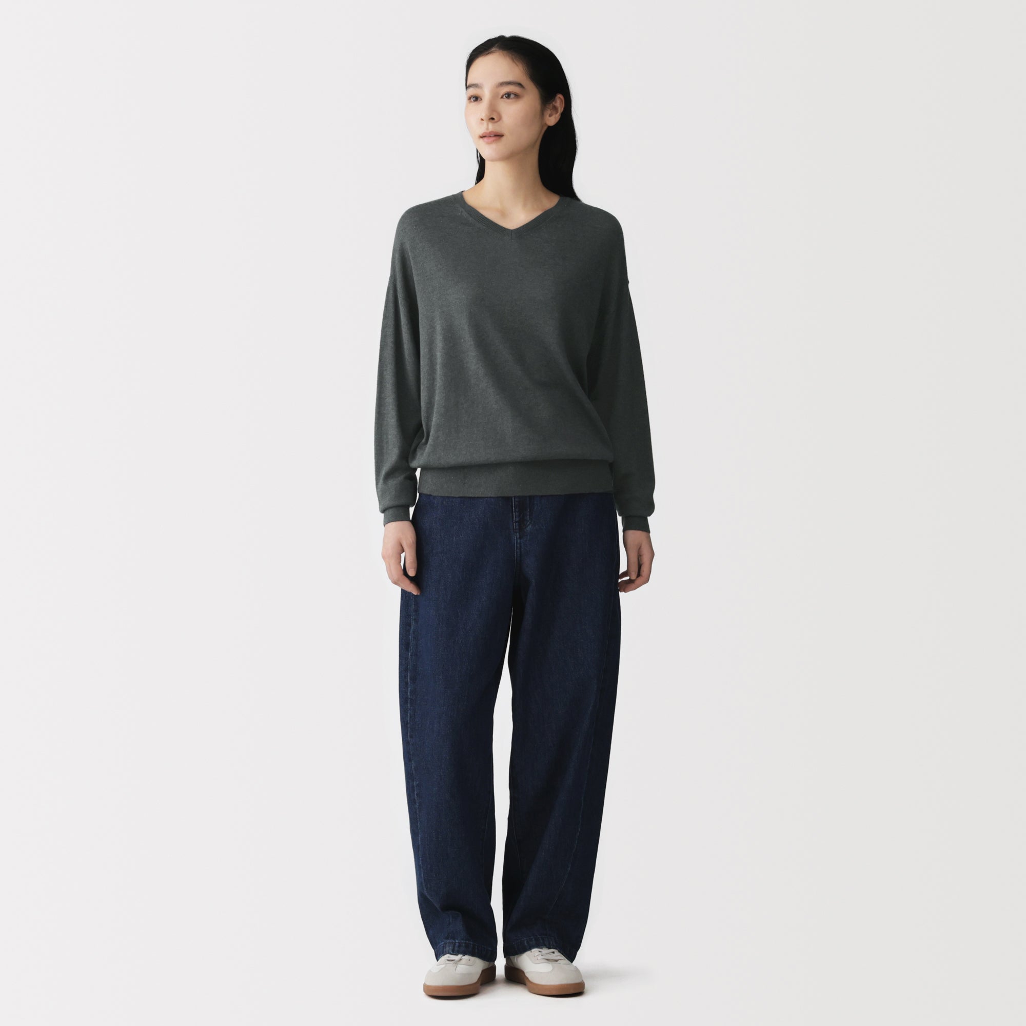 Soy Fiber Blend V-Neck Sweater