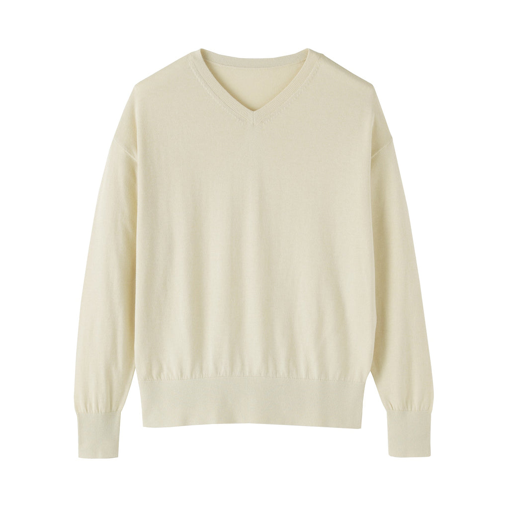 Soy Fiber Blend V-Neck Sweater