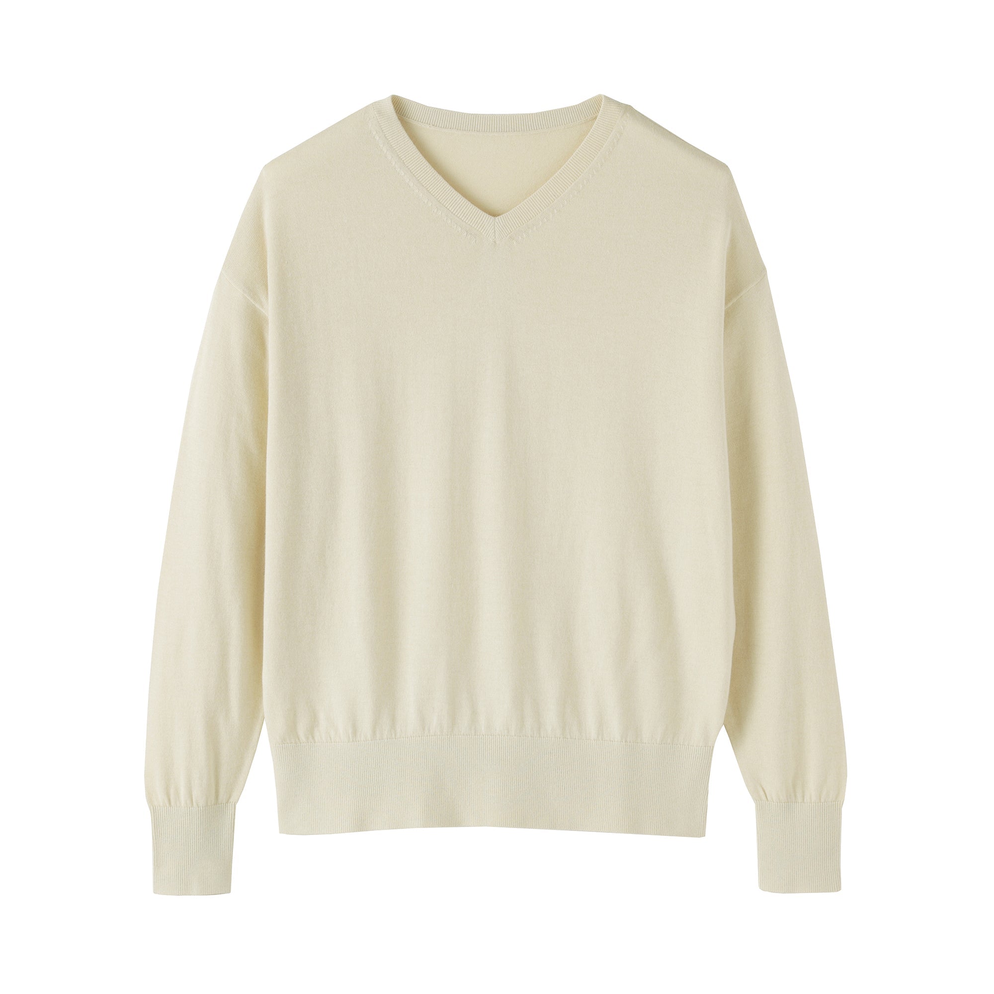 Soy Fiber Blend V-Neck Sweater