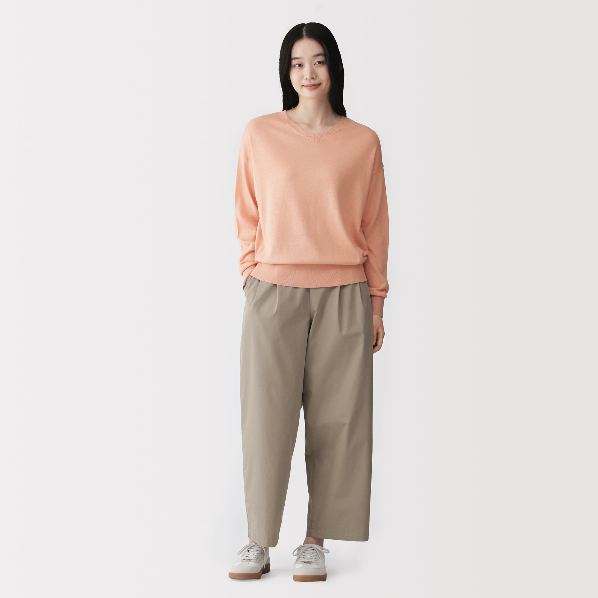 Soy Fiber Blend V-Neck Sweater