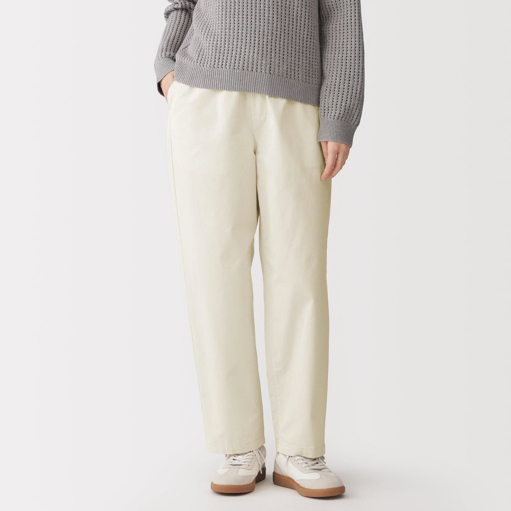 Washed Cotton Easy Pants