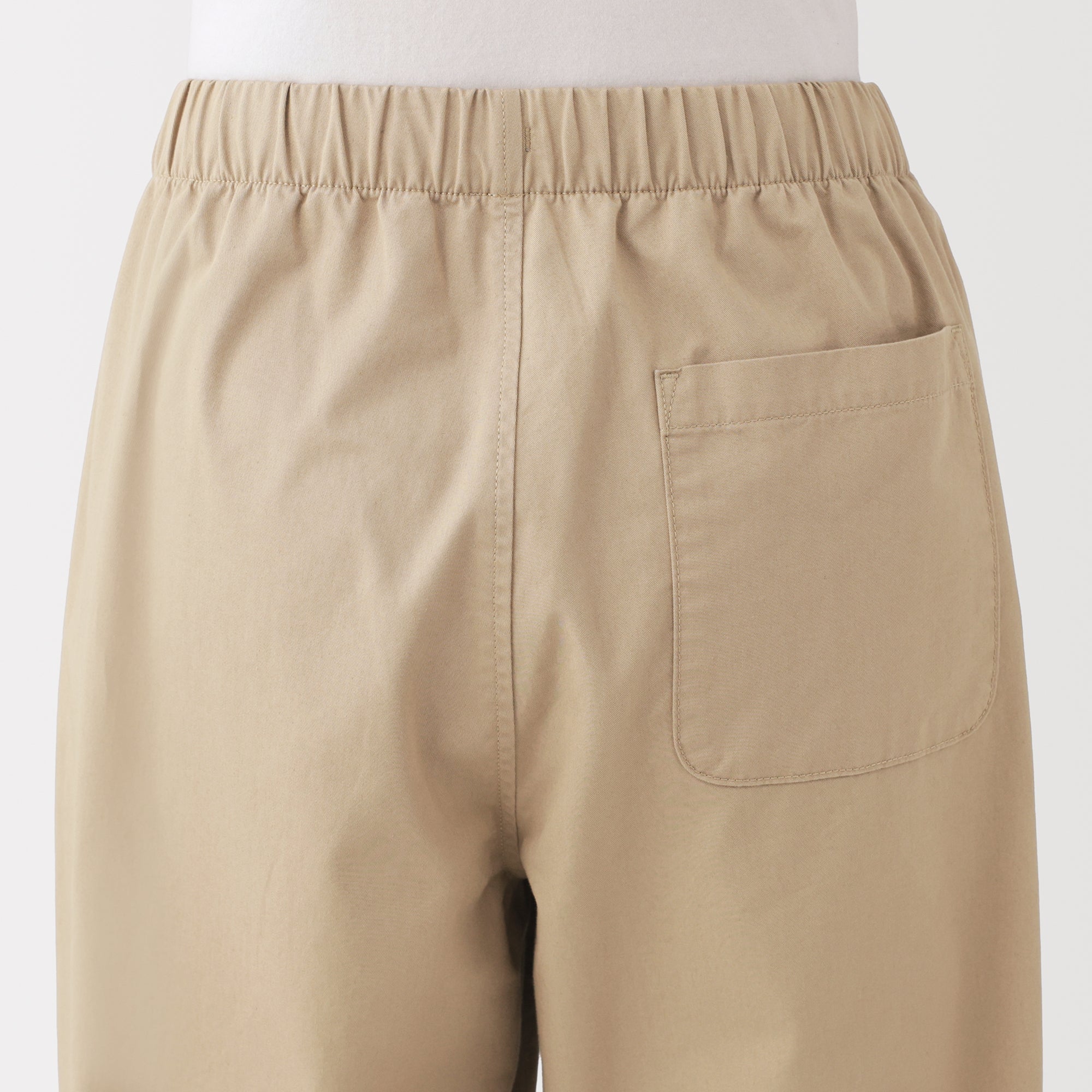 Washed Cotton Easy Pants