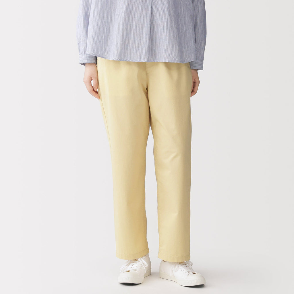 Washed Cotton Easy Pants