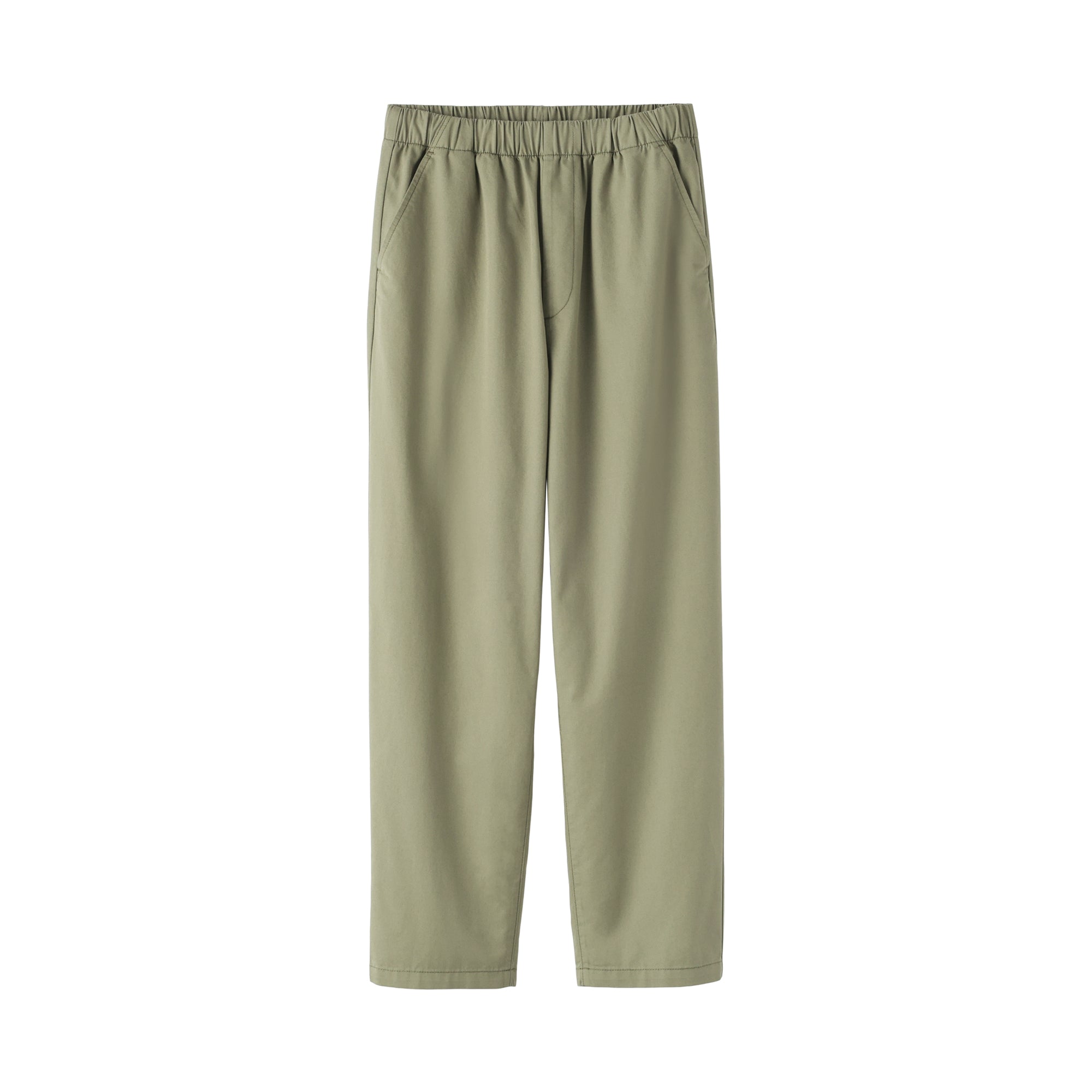 Washed Cotton Easy Pants