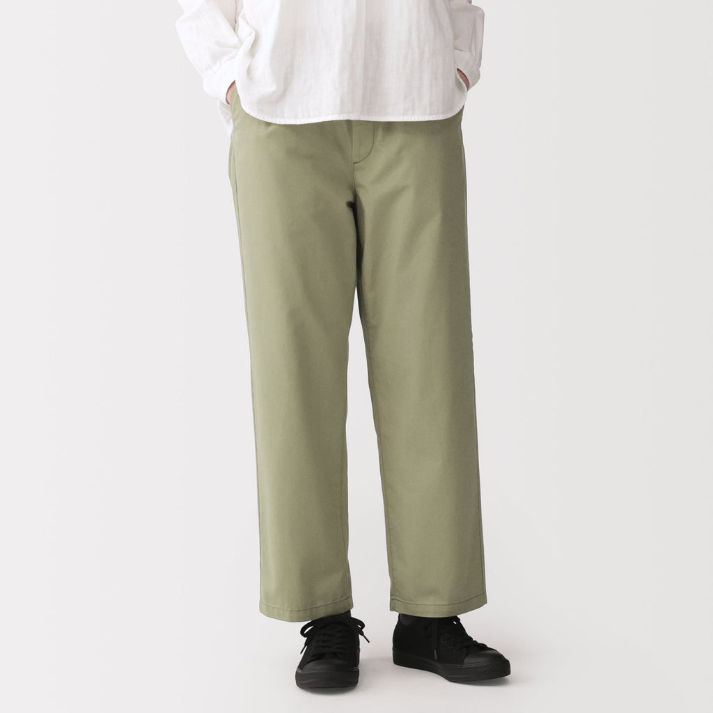 Washed Cotton Easy Pants