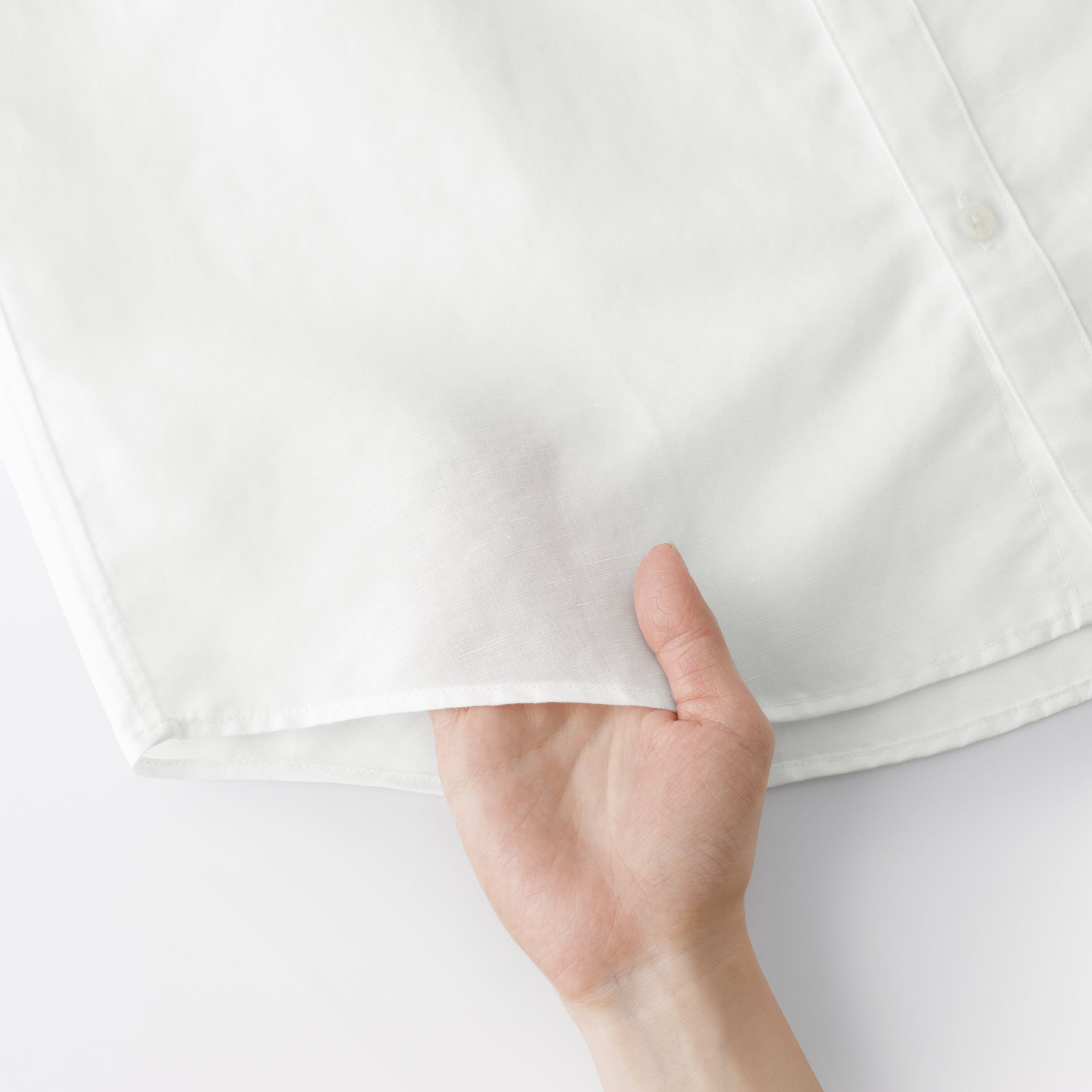 Hemp Cotton Stand Collar Shirt