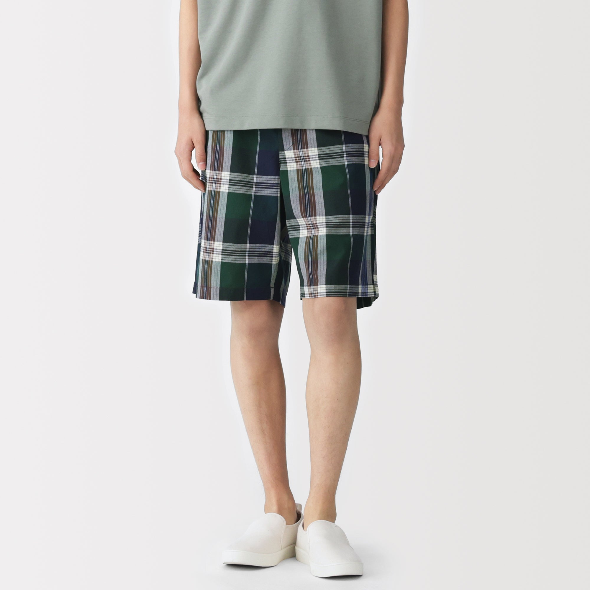 Madras Cotton Easy Shorts