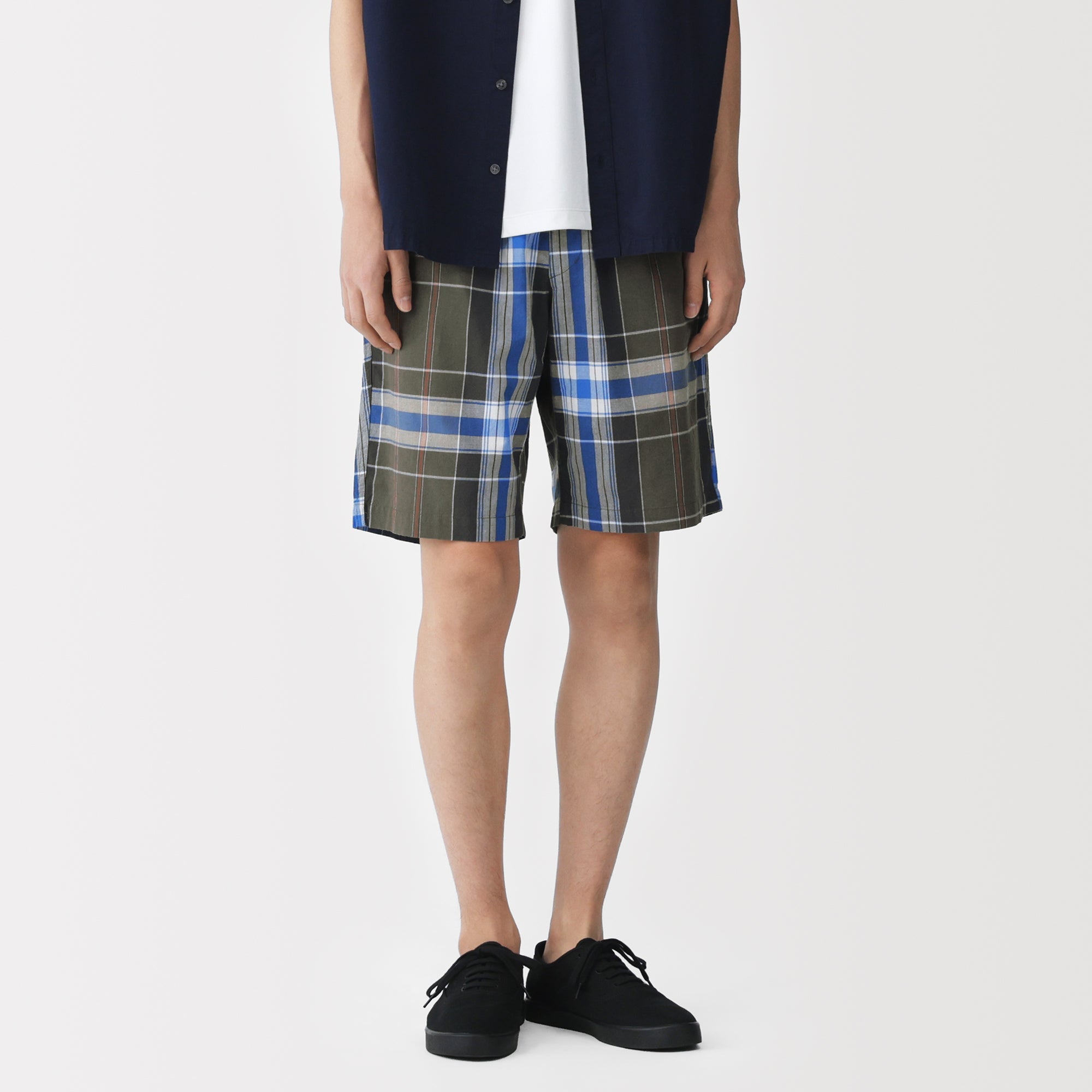 Madras Cotton Easy Shorts