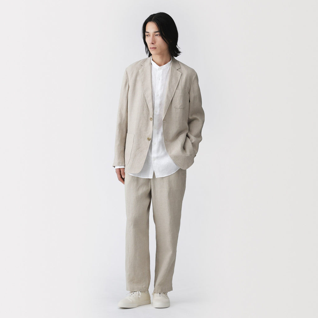 Linen Tapered Pants