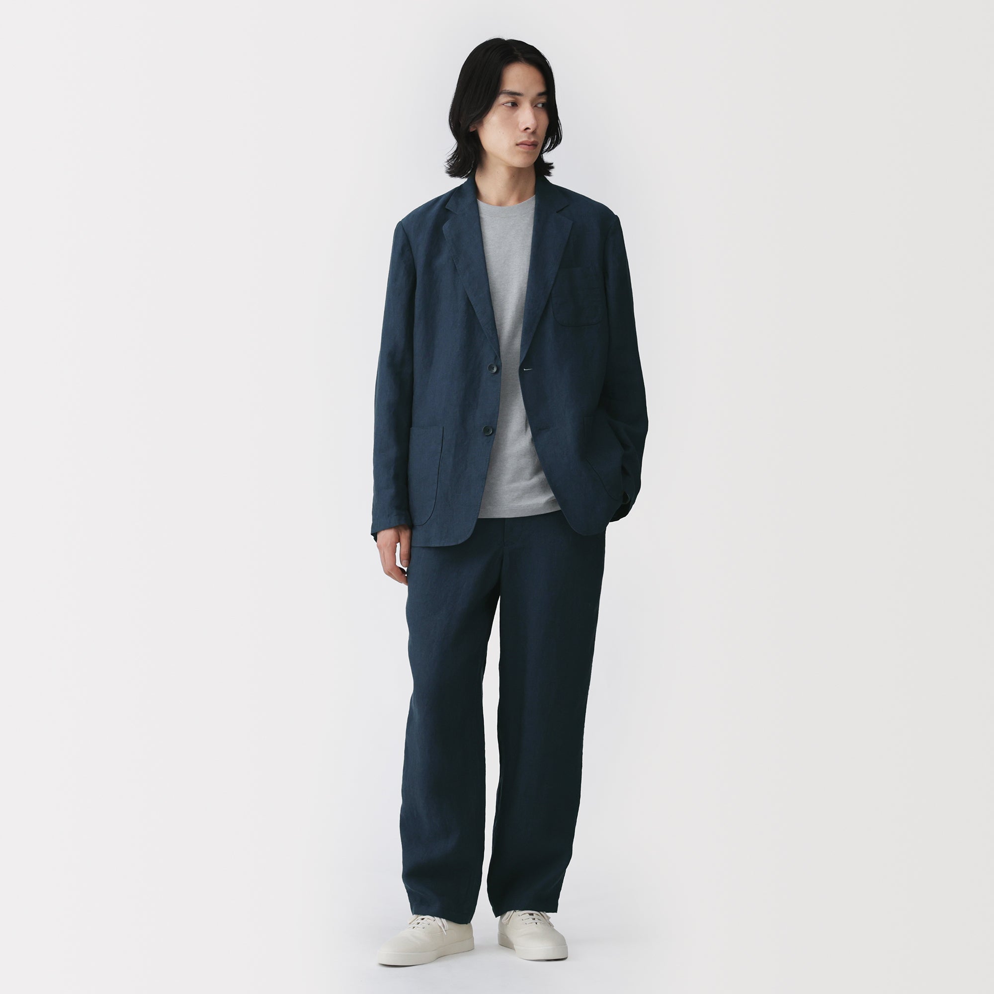 Linen Tapered Pants