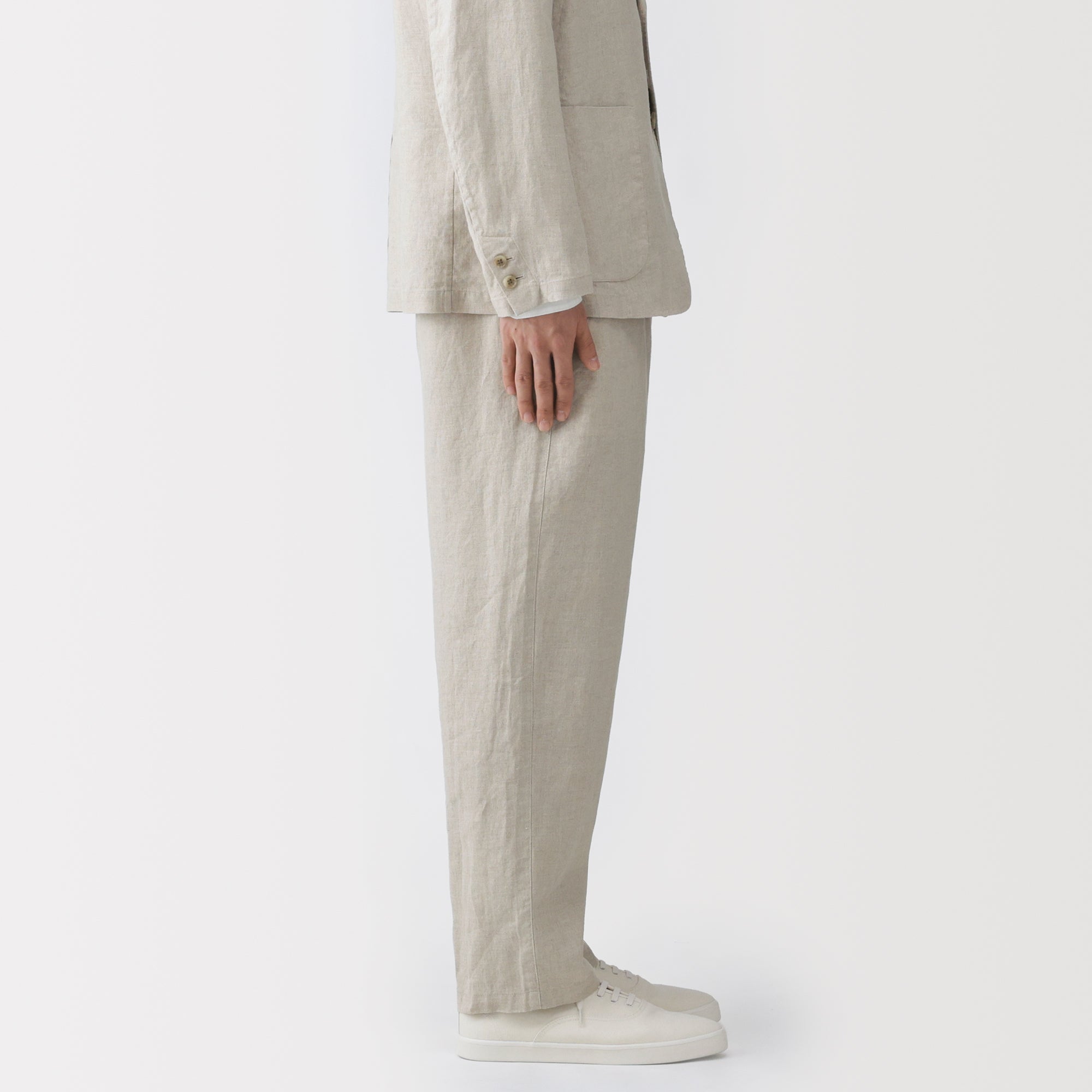 Linen Tapered Pants
