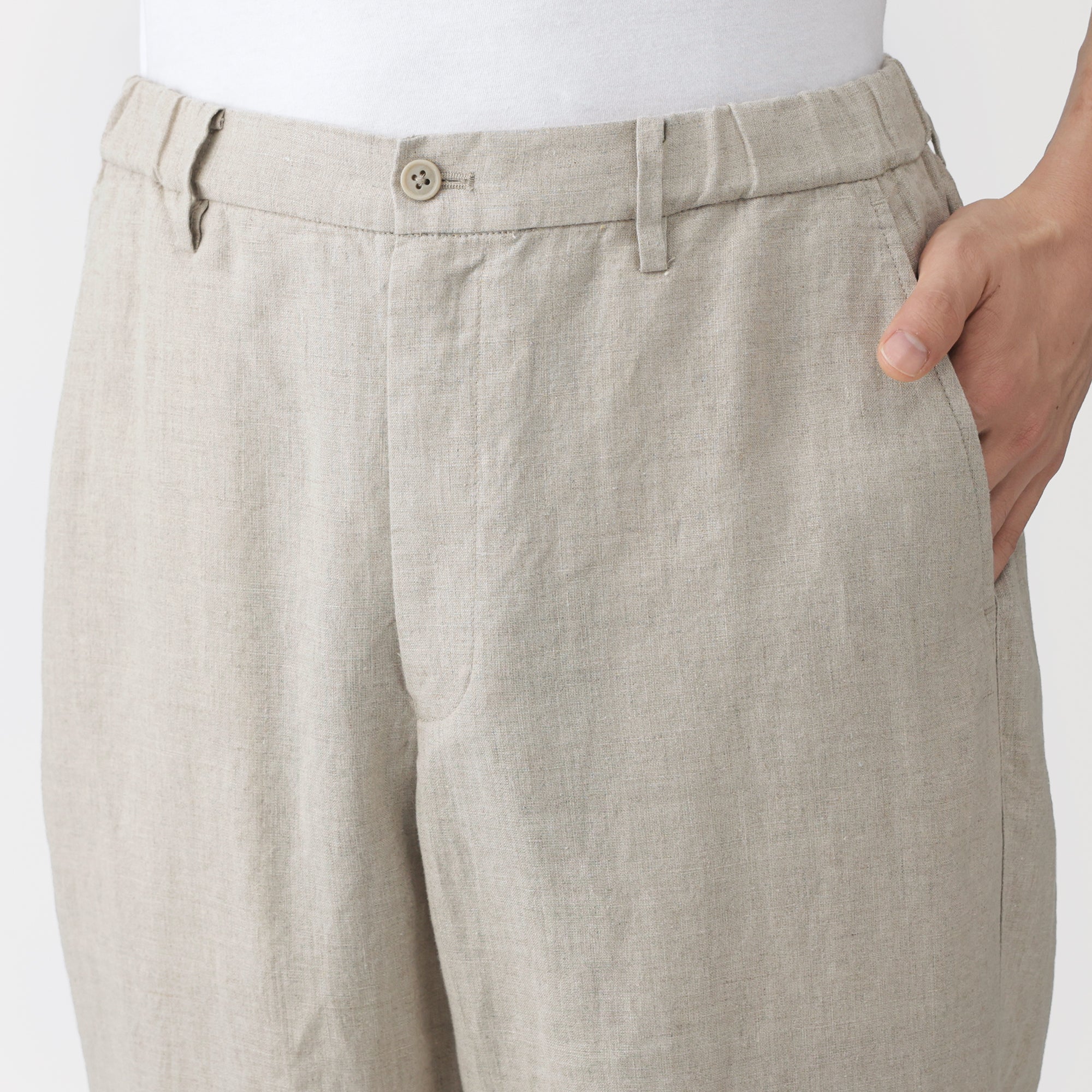 Linen Tapered Pants