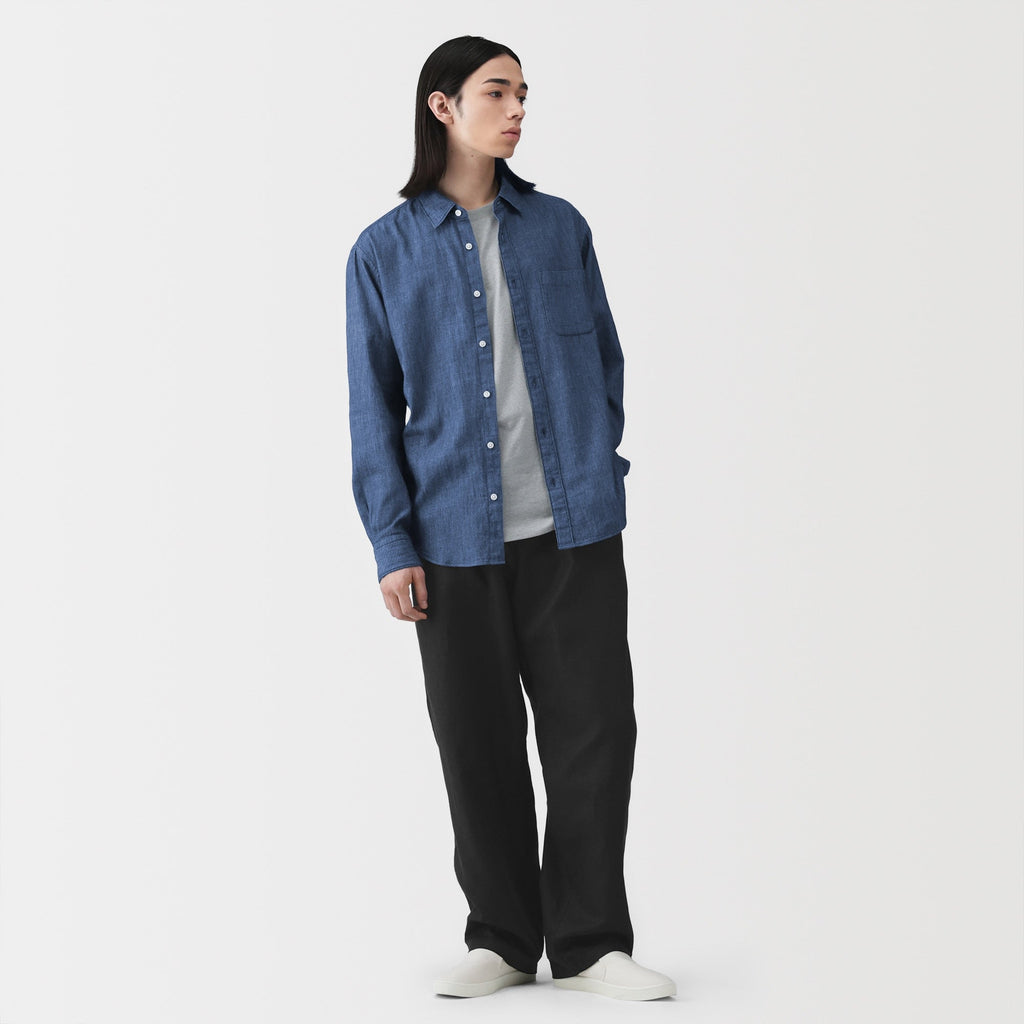 Hemp Cotton Twill Straight Pants