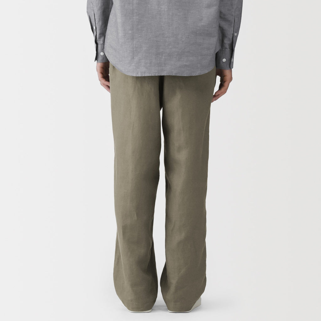 Hemp Cotton Twill Straight Pants