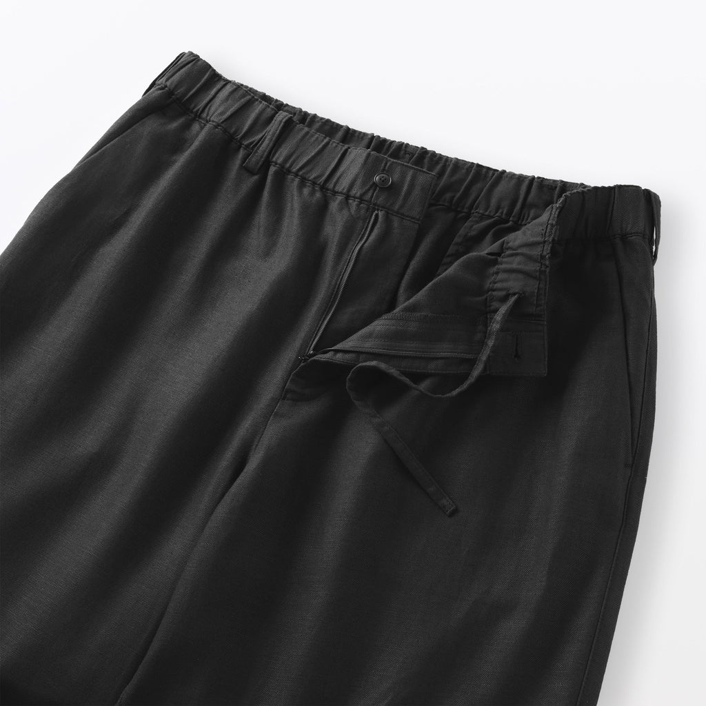 Hemp Cotton Twill Straight Pants