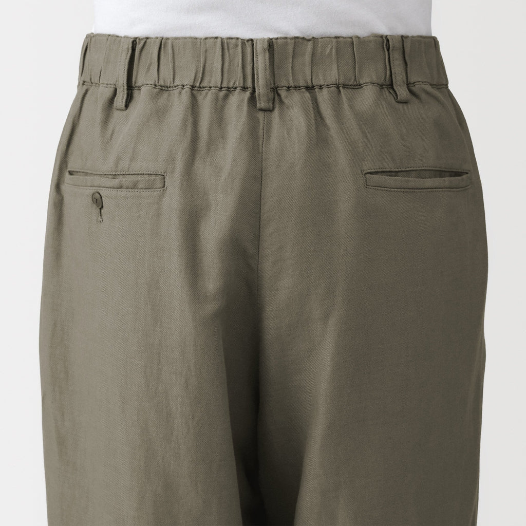 Hemp Cotton Twill Straight Pants