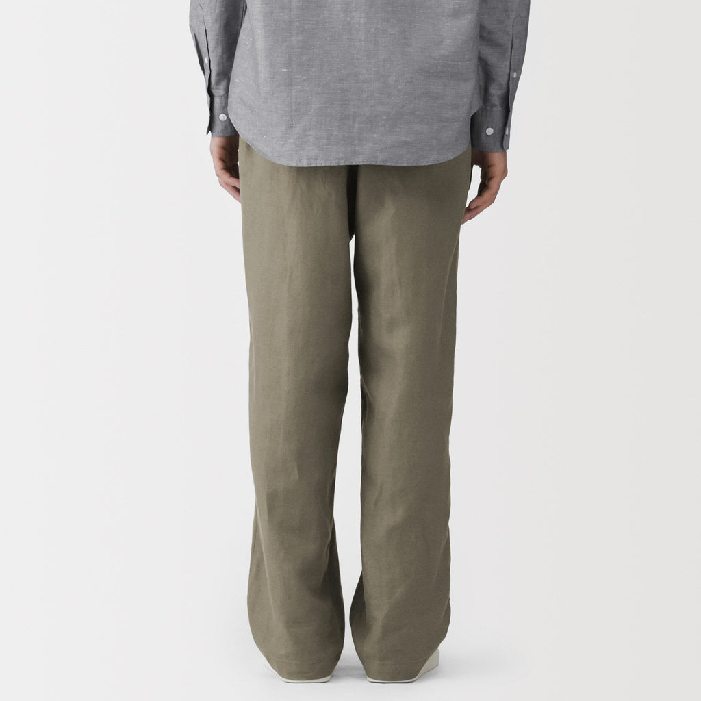 Hemp Cotton Twill Straight Pants