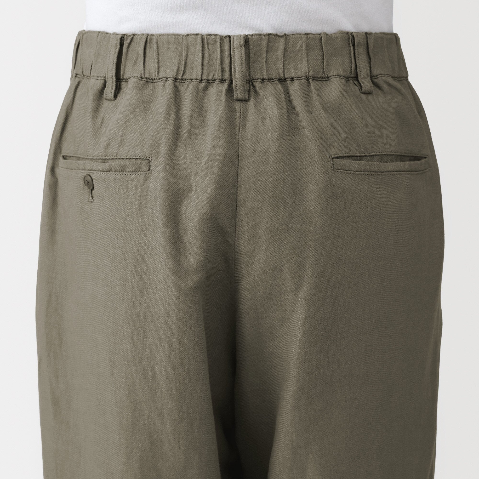 Hemp Cotton Twill Straight Pants