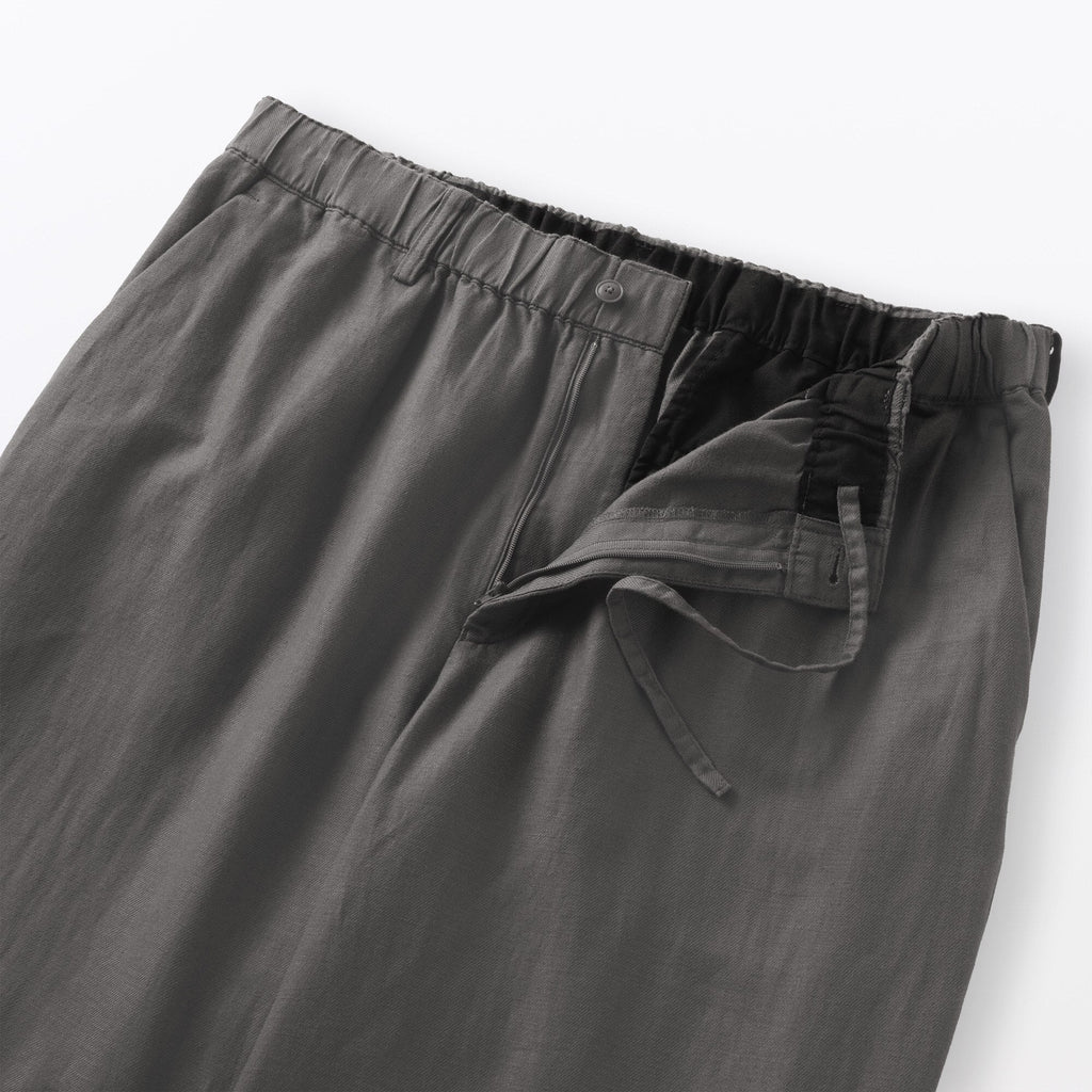 Hemp Cotton Twill Straight Pants