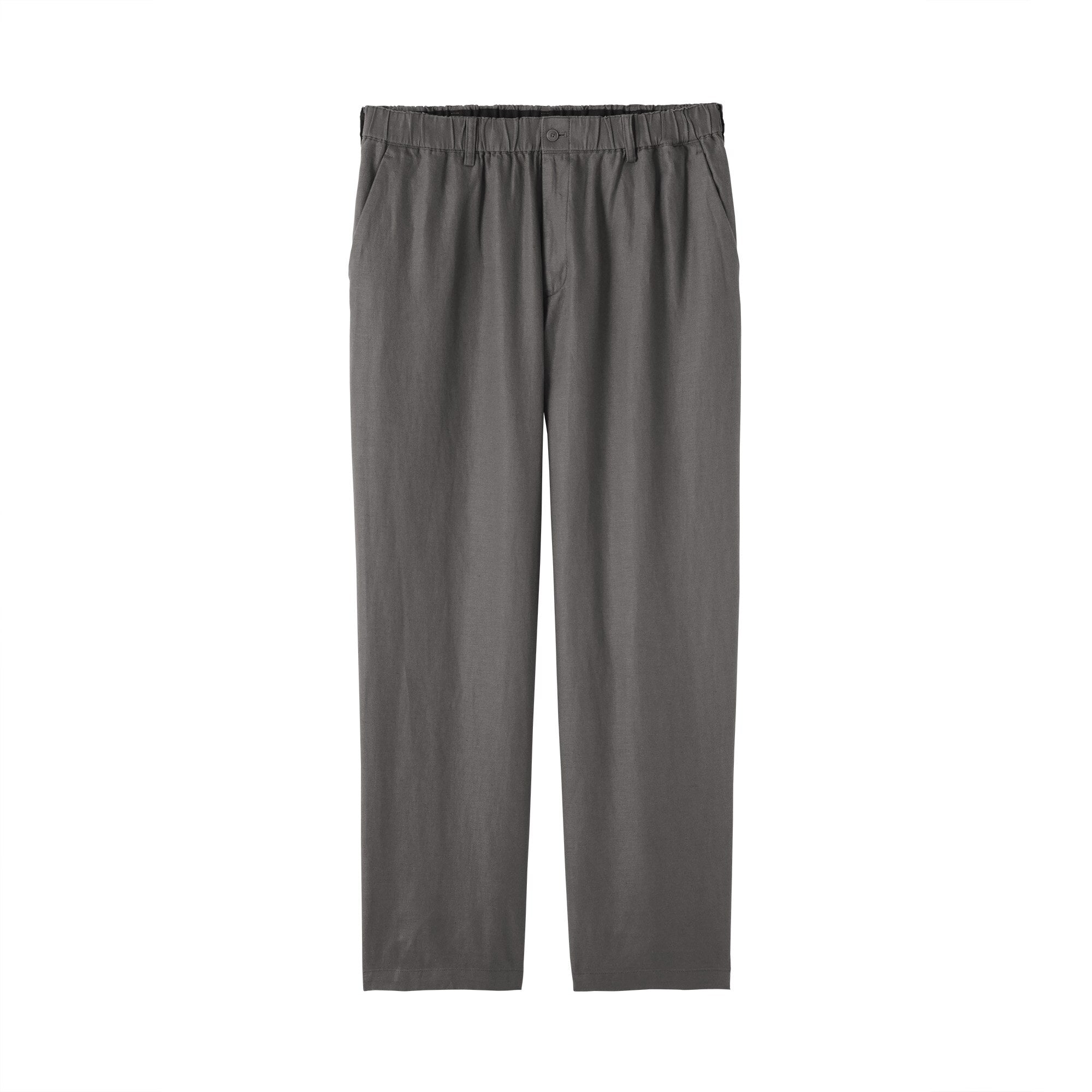 Hemp Cotton Twill Straight Pants