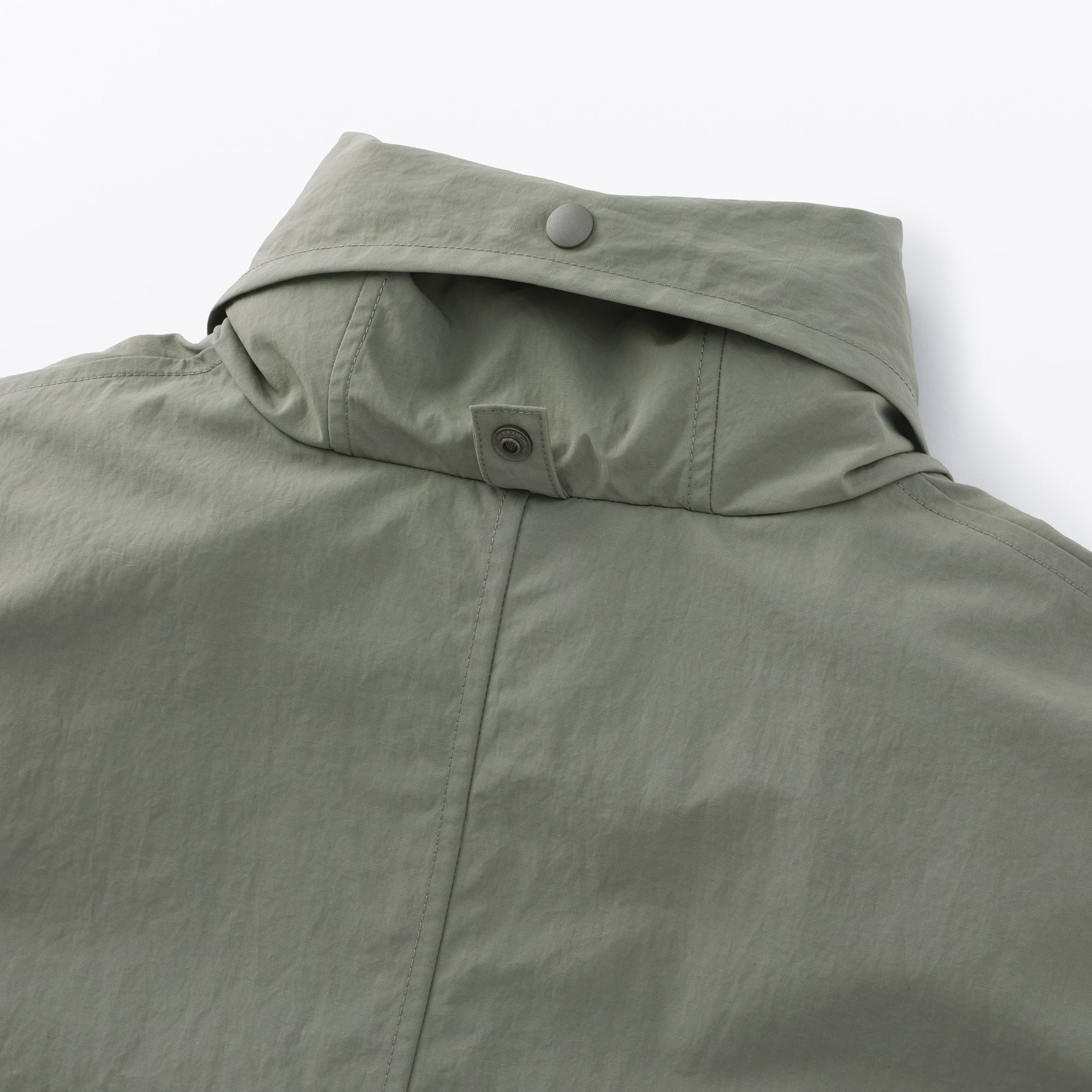 Water Repellent Hooded Long Coat