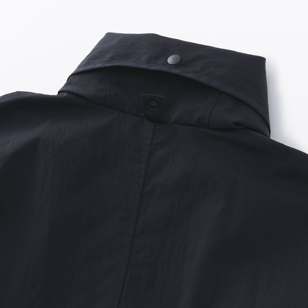 Water Repellent Hooded Long Coat