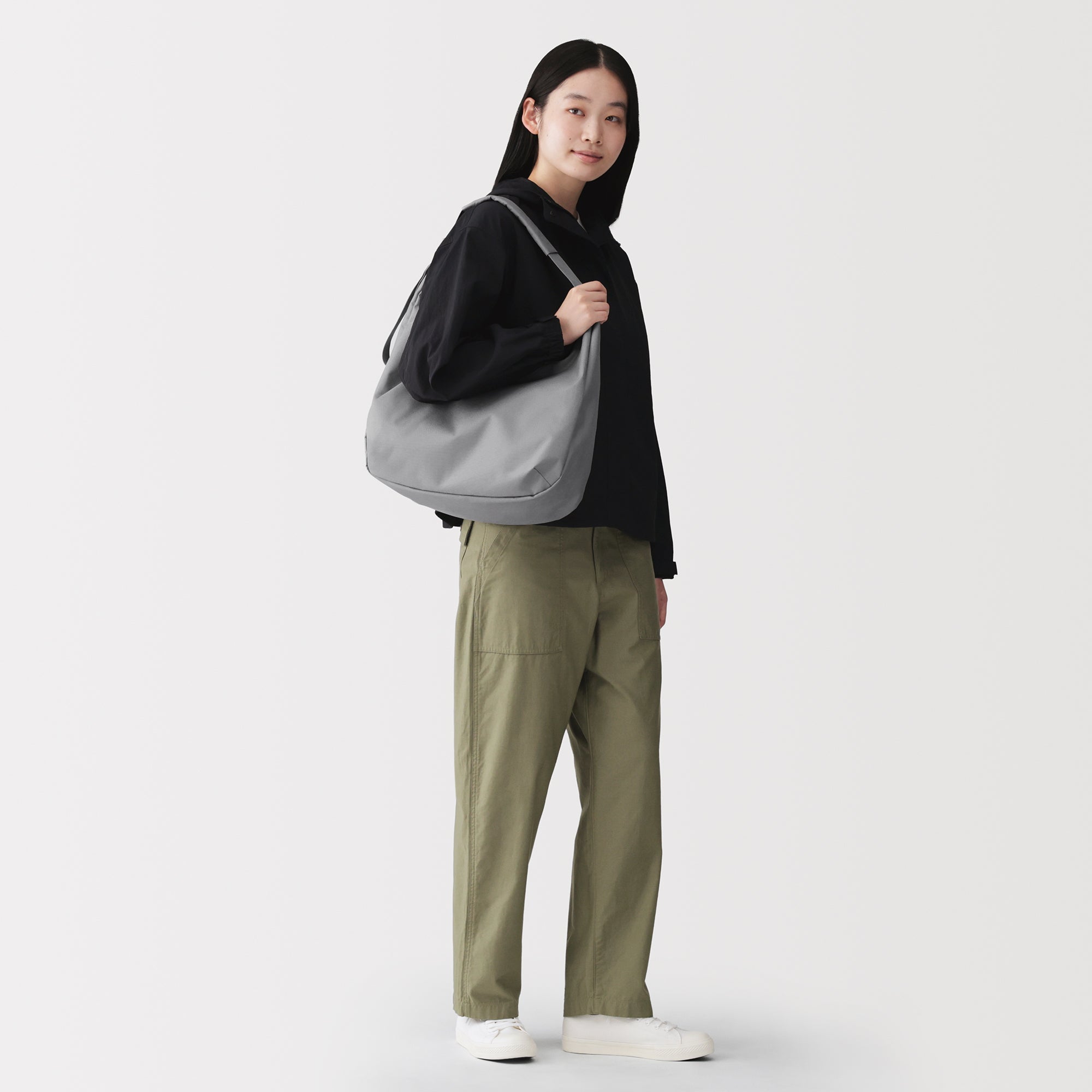 Water Repellent 2-Way Shoulder Bag